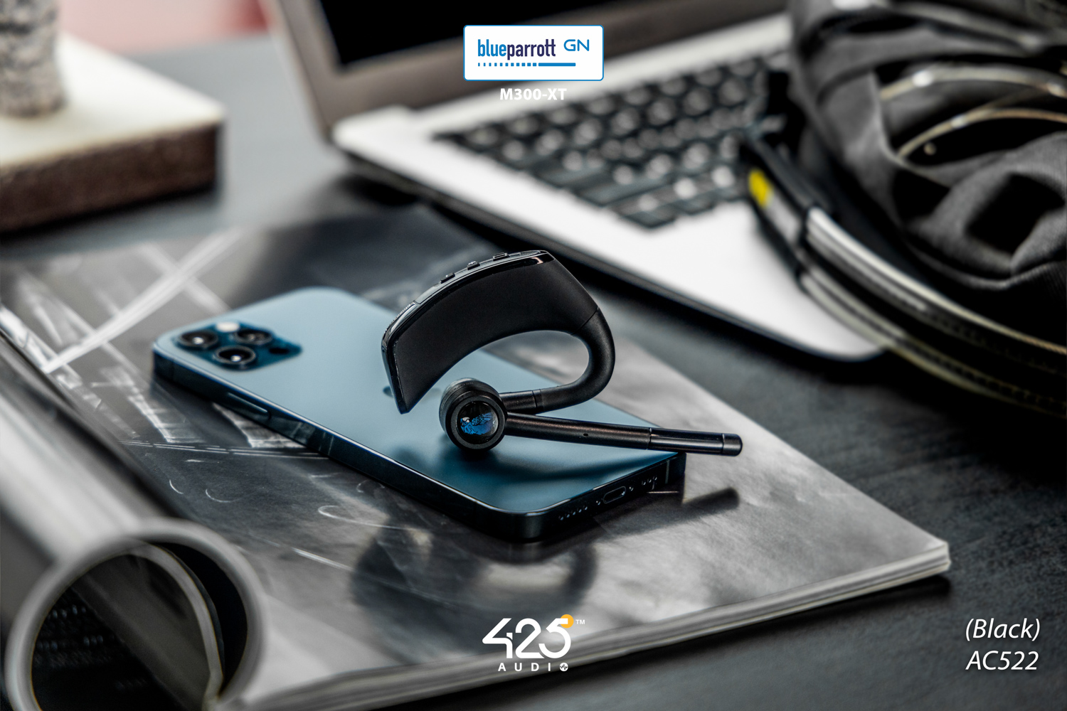 blueparrot m300-xt.หูฟังบลูทูธ,หูฟังคุยโทรศัพท์.mono headset,ไมค์ชัด,ios,android,คุยชัด,ใส่สบาย,แบตอึด