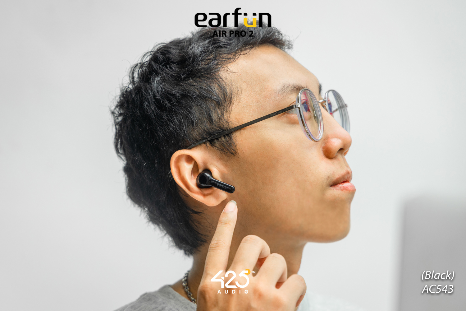 earfun air pro 2,earfun,black,bluetooth,5.2,active noise cancelling,หูฟัง,หูฟังไร้สาย,ipx5,คุยชัด,เบสหนัก