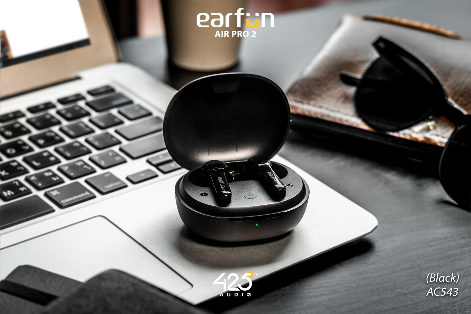 earfun air pro 2,earfun,black,bluetooth,5.2,active noise cancelling,หูฟัง,หูฟังไร้สาย,ipx5,คุยชัด,เบสหนัก