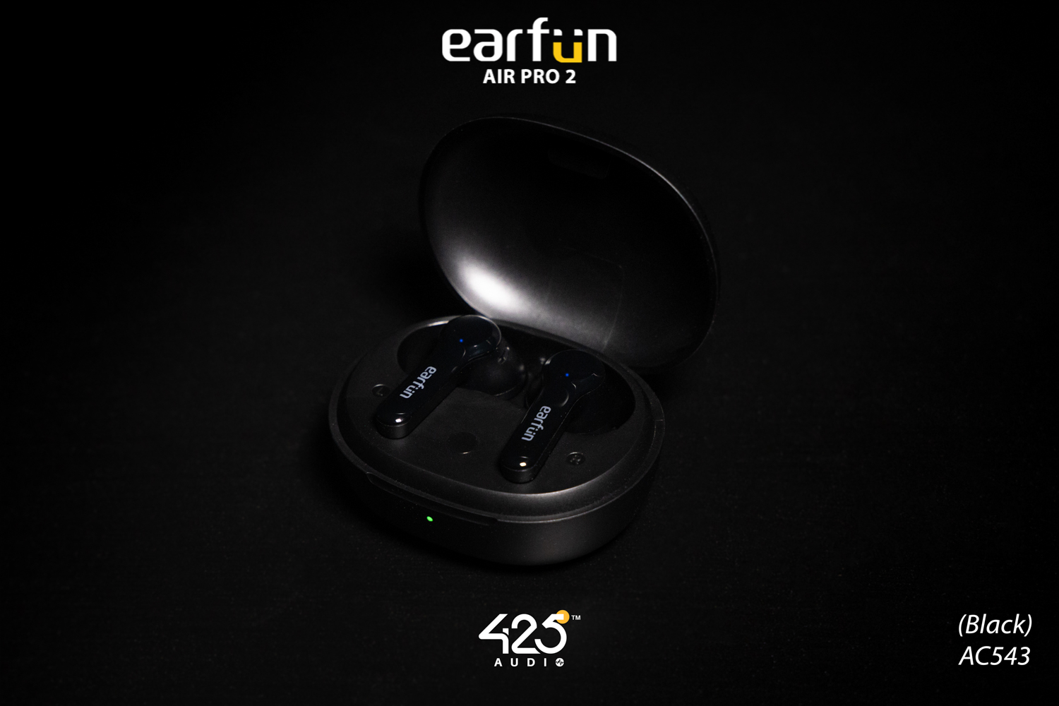 earfun air pro 2,earfun,black,bluetooth,5.2,active noise cancelling,หูฟัง,หูฟังไร้สาย,ipx5,คุยชัด,เบสหนัก