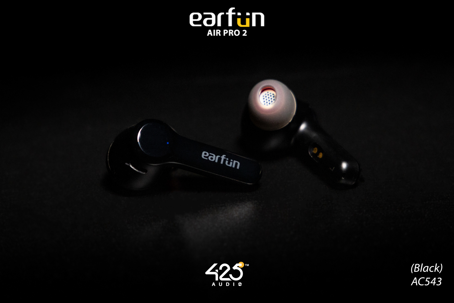 earfun air pro 2,earfun,black,bluetooth,5.2,active noise cancelling,หูฟัง,หูฟังไร้สาย,ipx5,คุยชัด,เบสหนัก