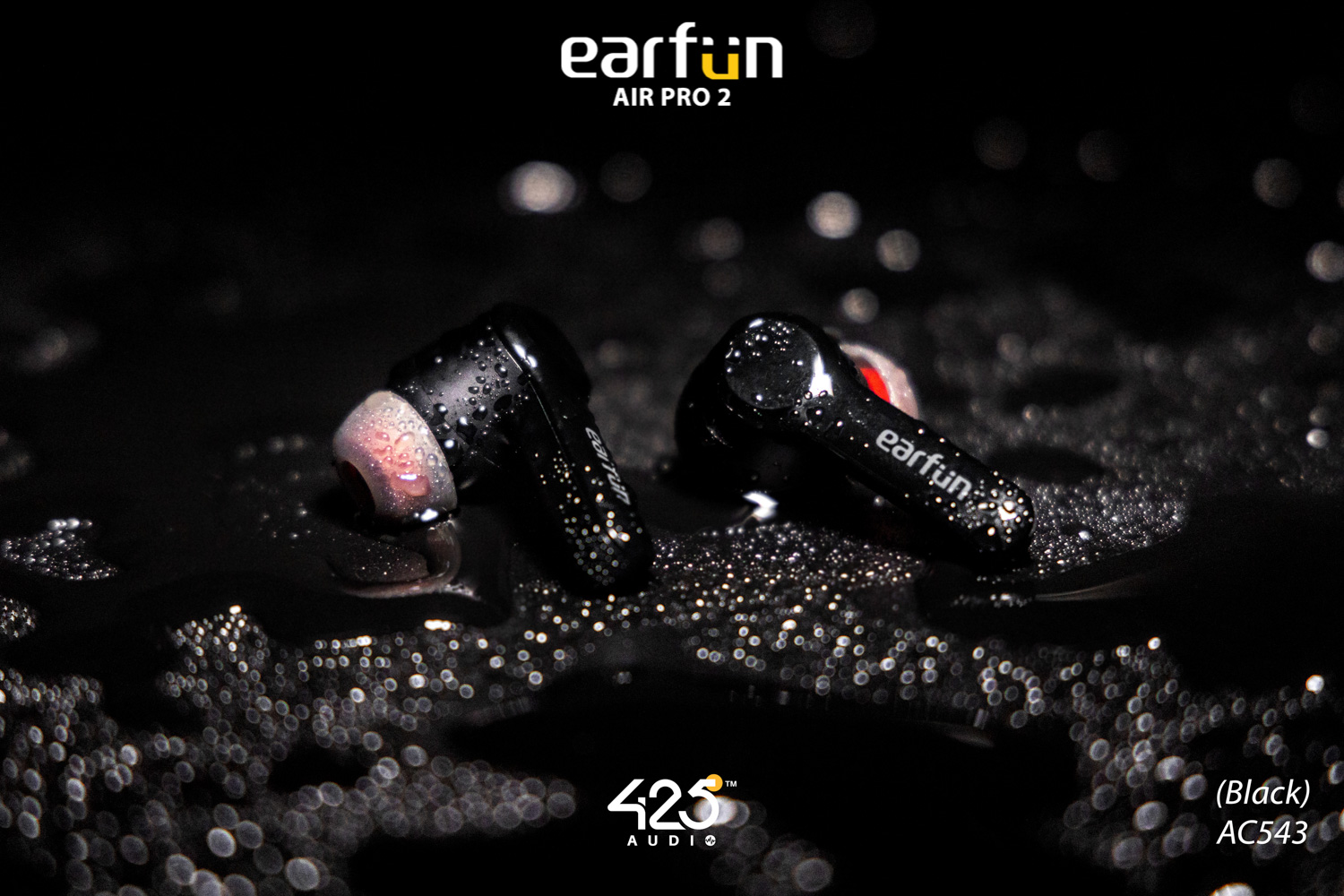 earfun air pro 2,earfun,black,bluetooth,5.2,active noise cancelling,หูฟัง,หูฟังไร้สาย,ipx5,คุยชัด,เบสหนัก