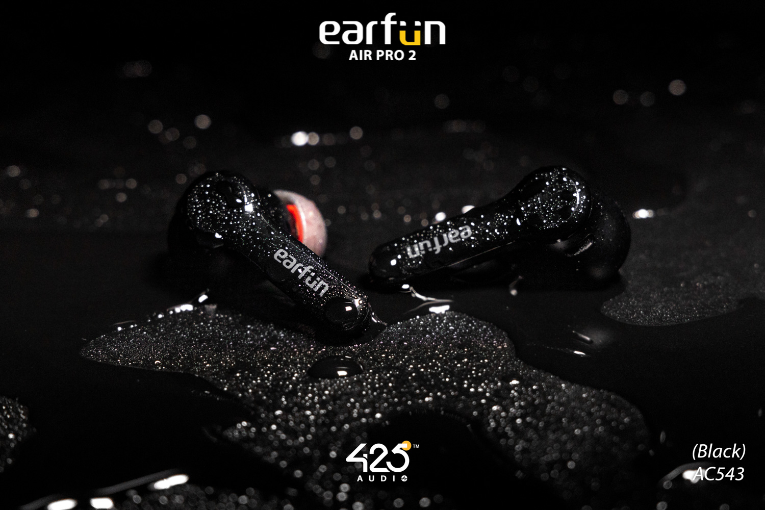 earfun air pro 2,earfun,black,bluetooth,5.2,active noise cancelling,หูฟัง,หูฟังไร้สาย,ipx5,คุยชัด,เบสหนัก