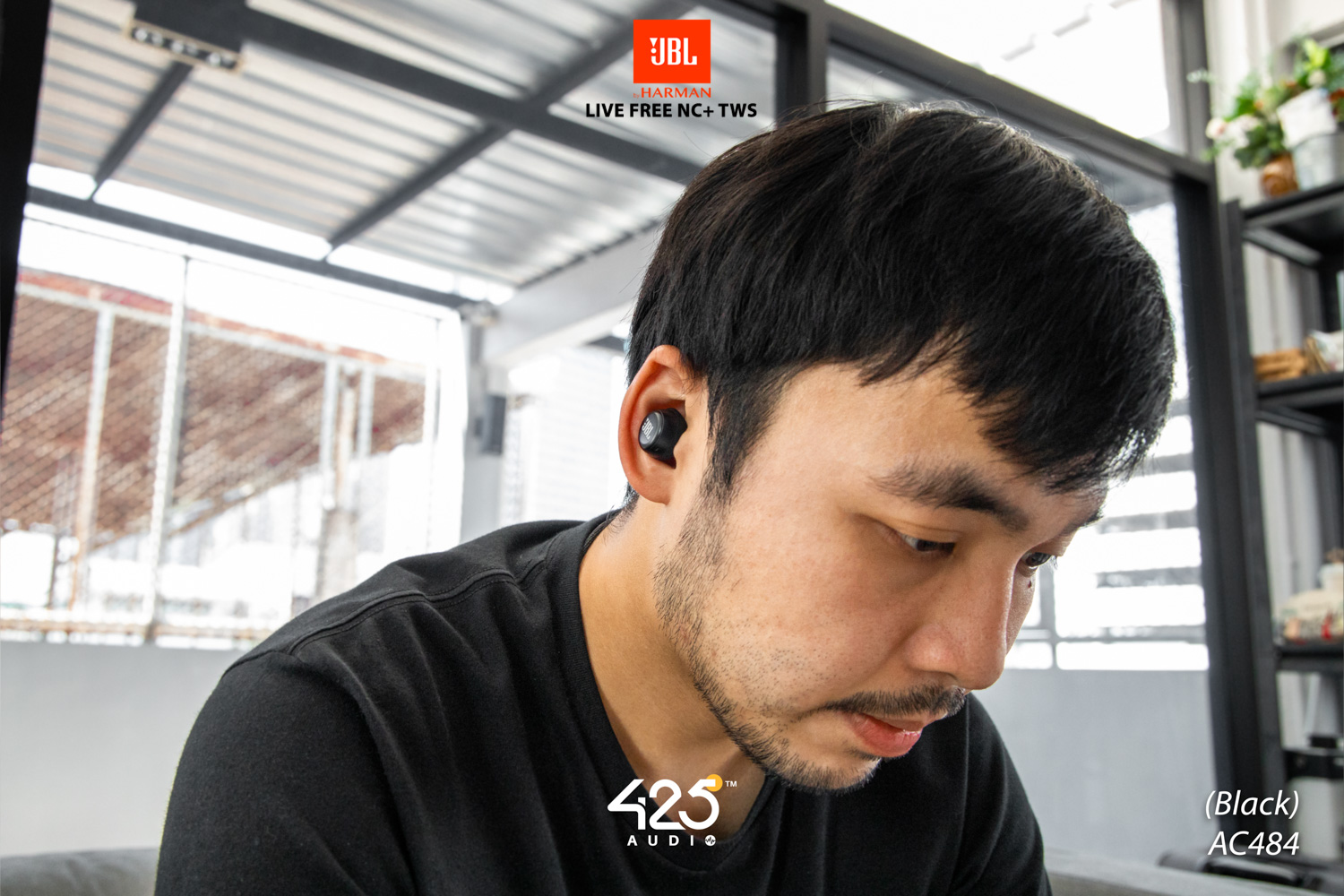 jbl live free nc+ tws,jbl,active noise cancelling,หูฟังตัดเสียงรอบข้าง,true wireless,หูฟังออกกำลังกาย,ipx7,black,blue,rose