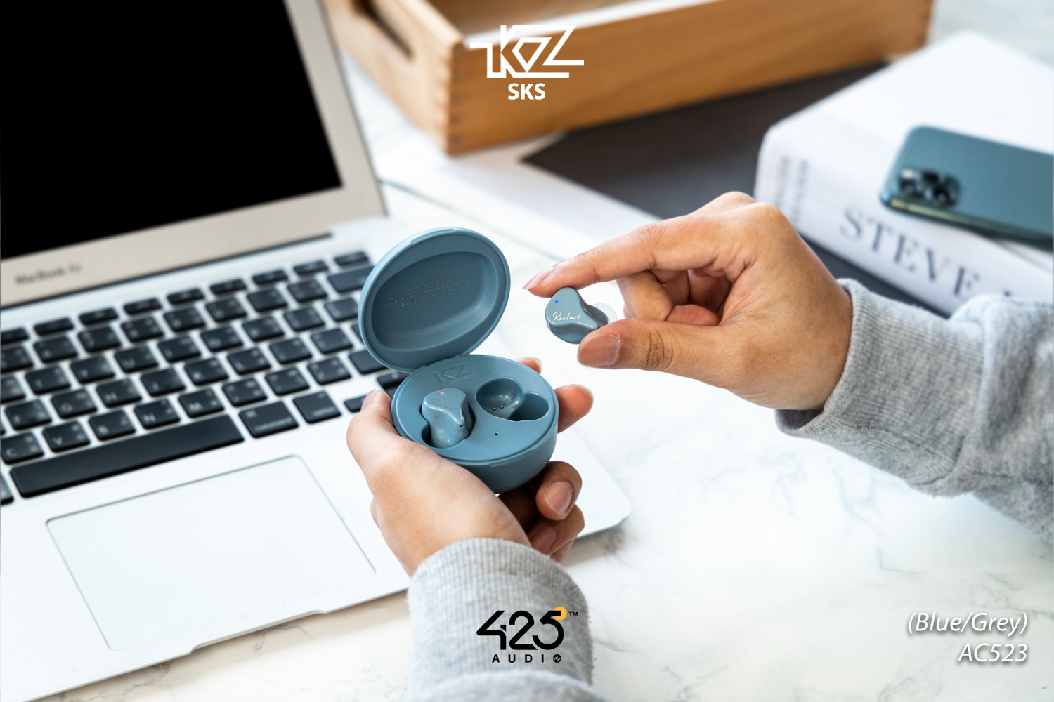 KZ SKS, KZ, Knowledge Zenith หูฟังไร้สาย, หูฟัง, true wireless hybrid driver, 2 ไดร์เวอร์ dynamic driver, balanced armature, DD, BA qualcomm, aptX, bluetooth, 5.2 ดูหนัง, เล่นเกมส์ไม่ดีเลย์, เบสหนัก, มิติเสียงดี