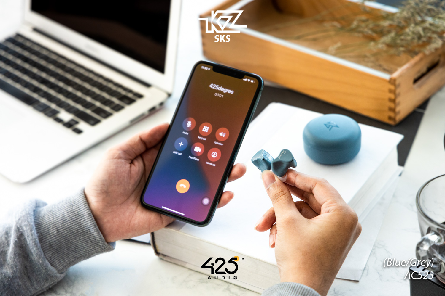 KZ SKS, KZ, Knowledge Zenith หูฟังไร้สาย, หูฟัง, true wireless hybrid driver, 2 ไดร์เวอร์ dynamic driver, balanced armature, DD, BA qualcomm, aptX, bluetooth, 5.2 ดูหนัง, เล่นเกมส์ไม่ดีเลย์, เบสหนัก, มิติเสียงดี