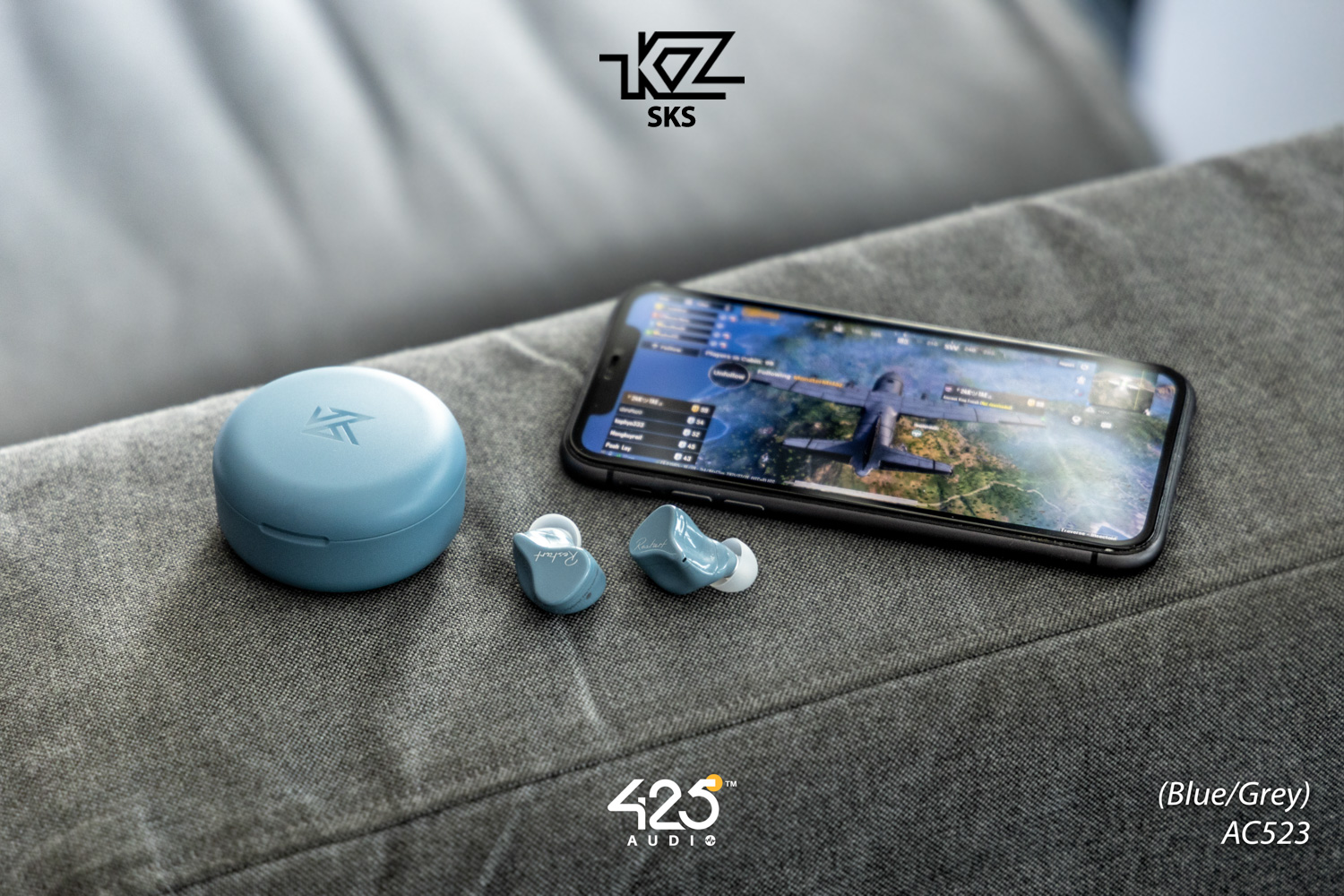 KZ SKS, KZ, Knowledge Zenith หูฟังไร้สาย, หูฟัง, true wireless hybrid driver, 2 ไดร์เวอร์ dynamic driver, balanced armature, DD, BA qualcomm, aptX, bluetooth, 5.2 ดูหนัง, เล่นเกมส์ไม่ดีเลย์, เบสหนัก, มิติเสียงดี