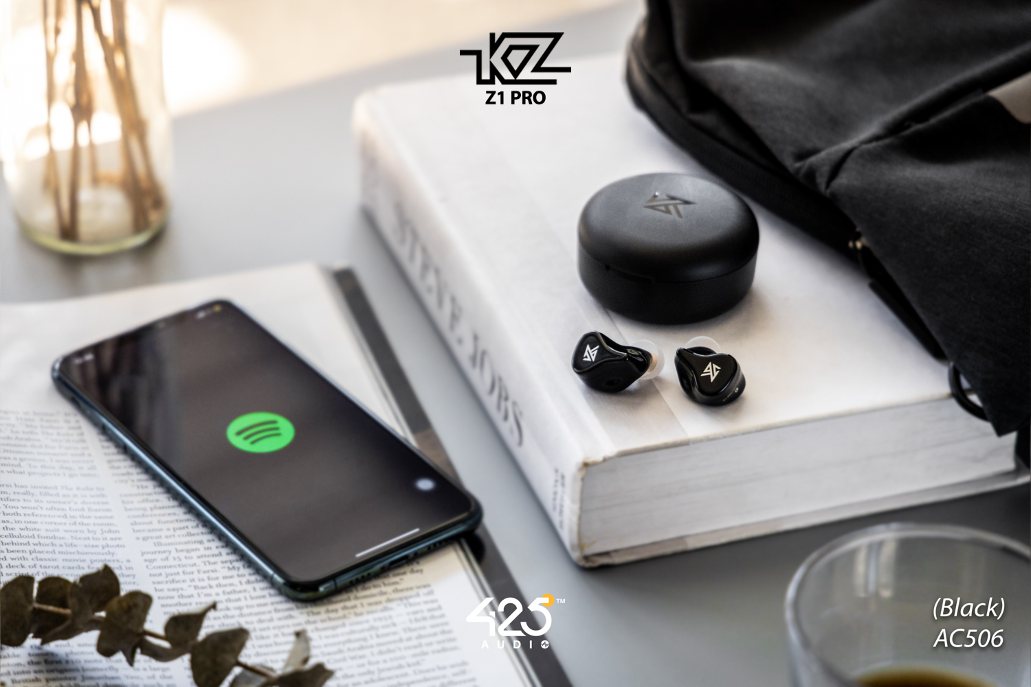 KZ Z1 Pro,bluetooth5.2,black,gaming mode,ipx6,หูฟังไร้สาย,เสียงดี,เบสหนัก,ไม่ดีเลย์,กันนํ้า,KZ,ราคาถูก