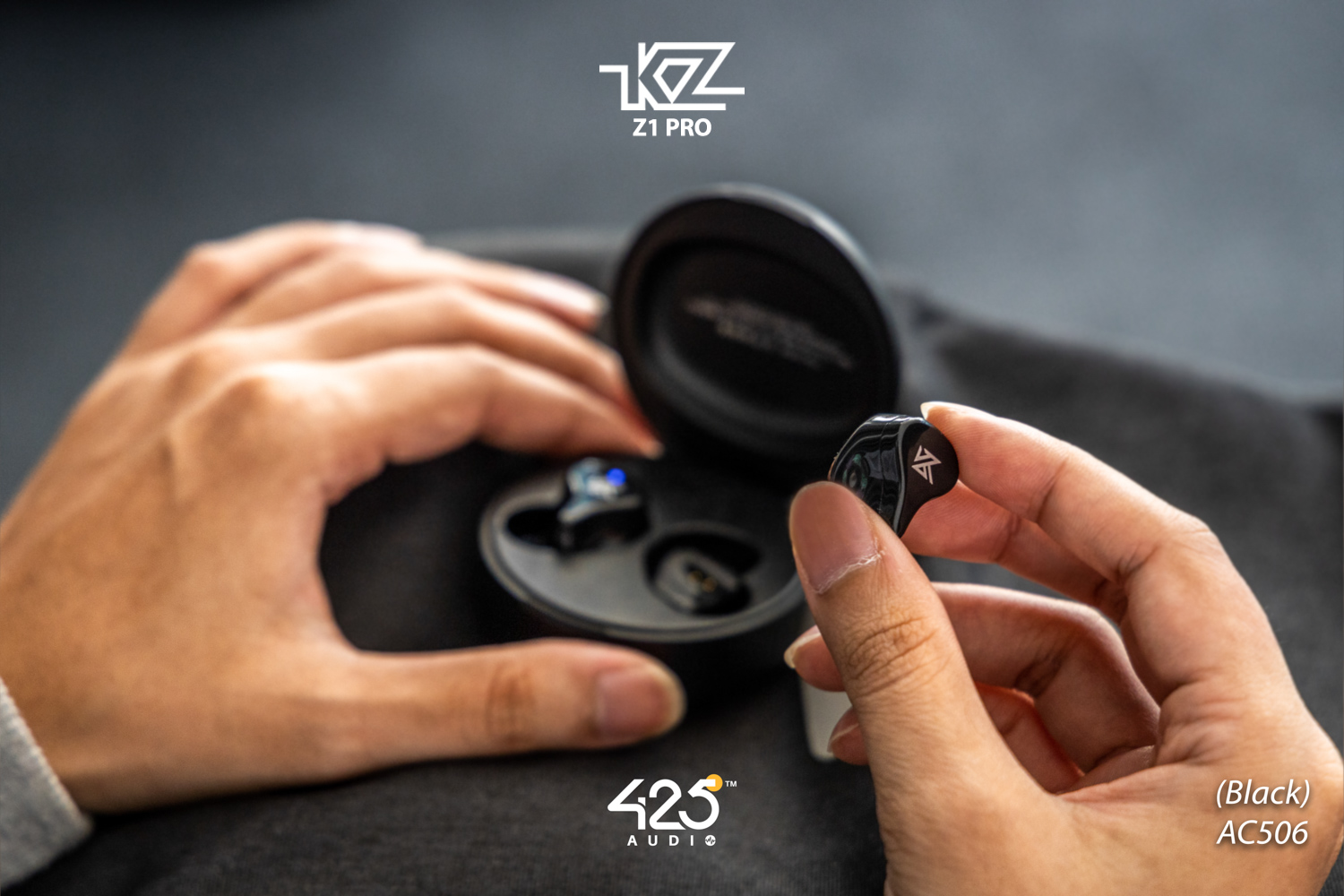 KZ Z1 Pro,bluetooth5.2,black,gaming mode,ipx6,หูฟังไร้สาย,เสียงดี,เบสหนัก,ไม่ดีเลย์,กันนํ้า,KZ,ราคาถูก