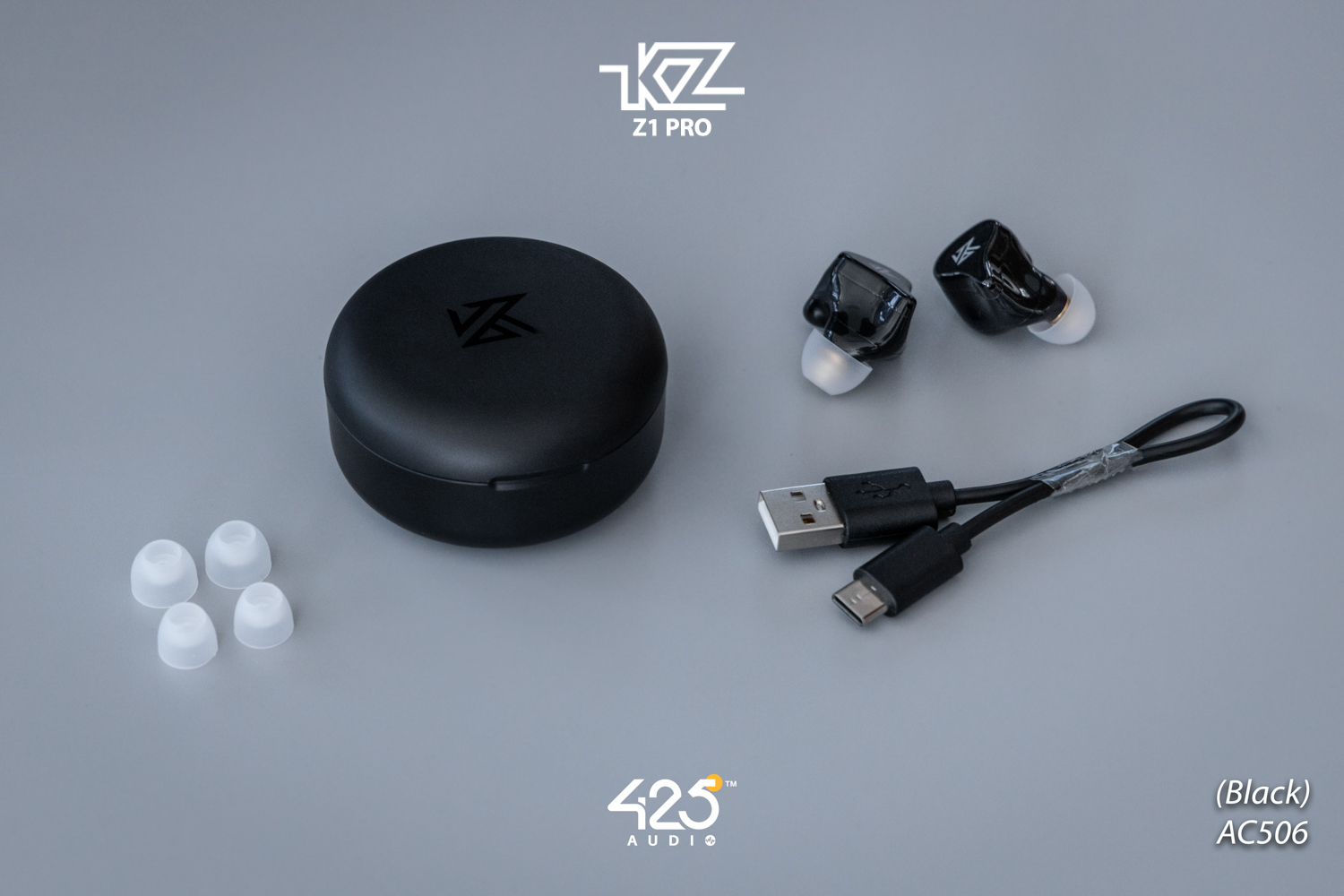 KZ Z1 Pro,bluetooth5.2,black,gaming mode,ipx6,หูฟังไร้สาย,เสียงดี,เบสหนัก,ไม่ดีเลย์,กันนํ้า,KZ,ราคาถูก