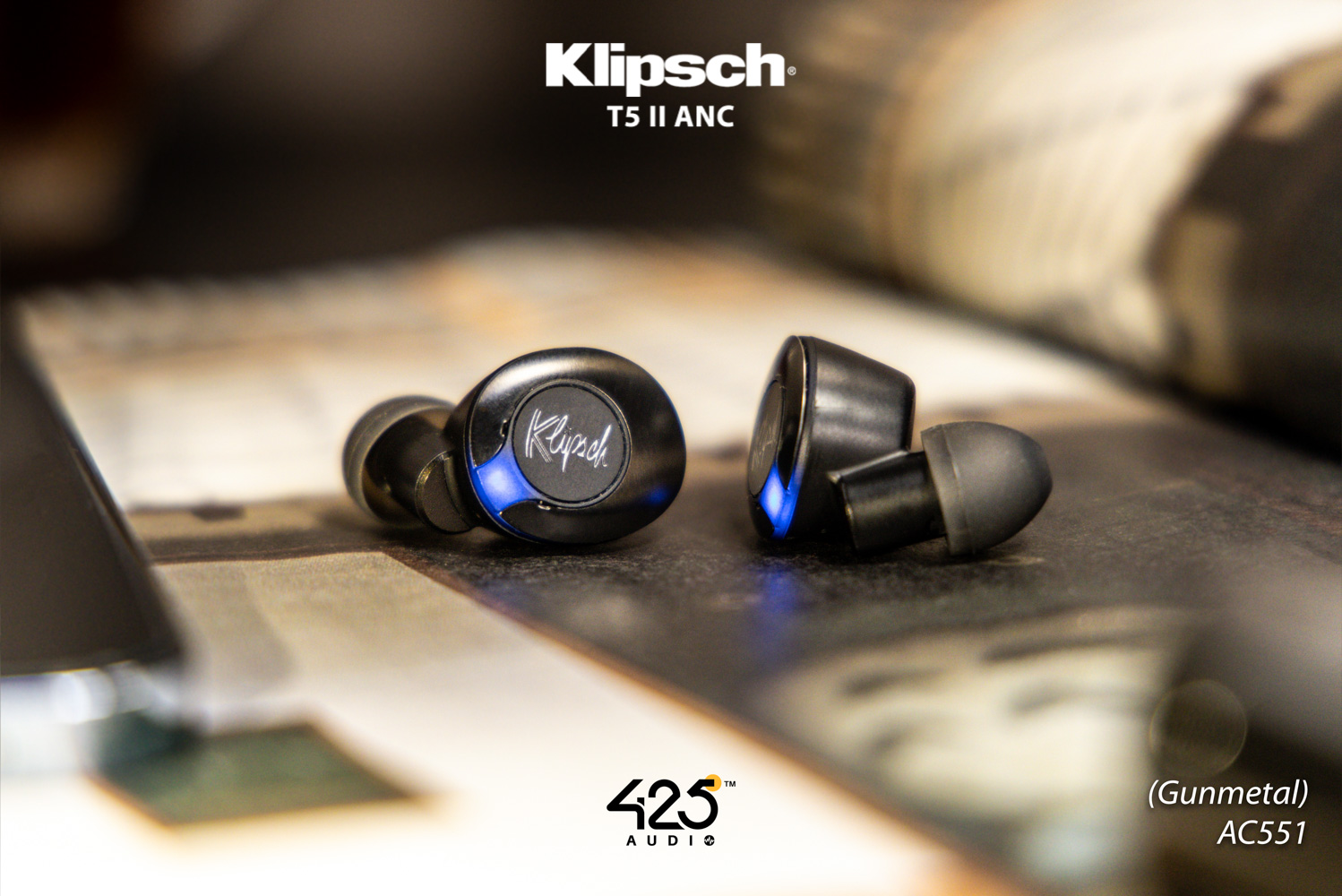 klipsch t5 ii anc,klipsch,หูฟังไร้สาย,active noise cancelling,dirac hd sound,เสียงดี