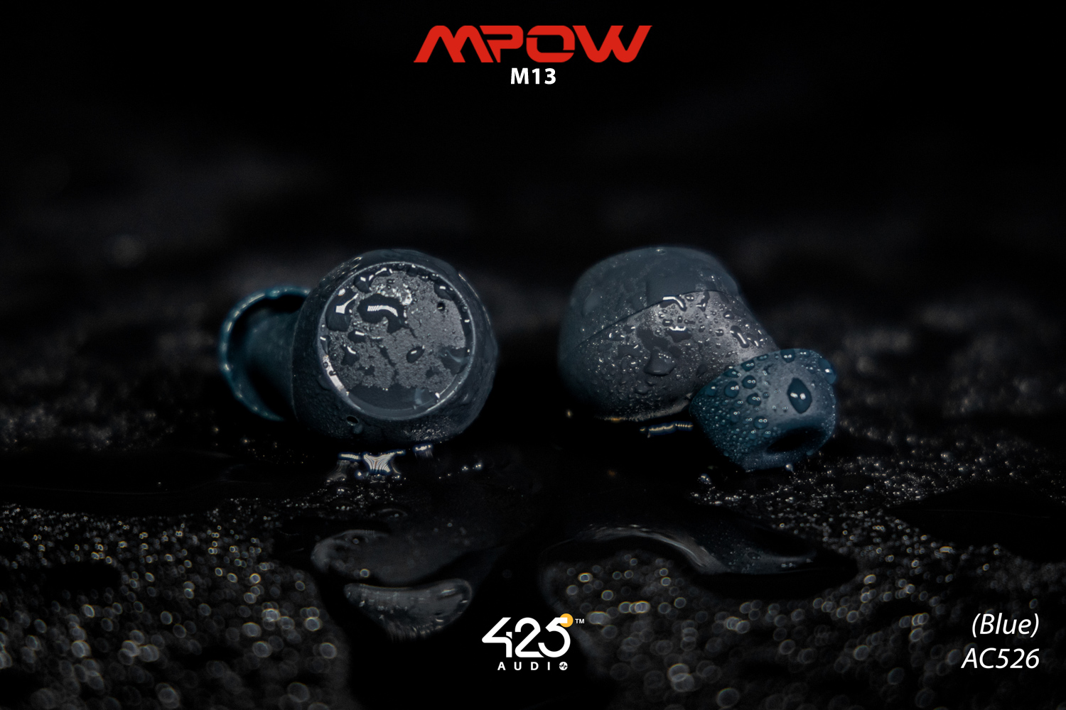 mpow m13, mpow, m13 หูฟังไร้สาย, true wireless, หูฟังบลูทูธ เบสหนัก, เสียงดี, เบสแน่น กันนํ้า, ipx8, หูฟังออกกำลังกาย, ดูหนัง