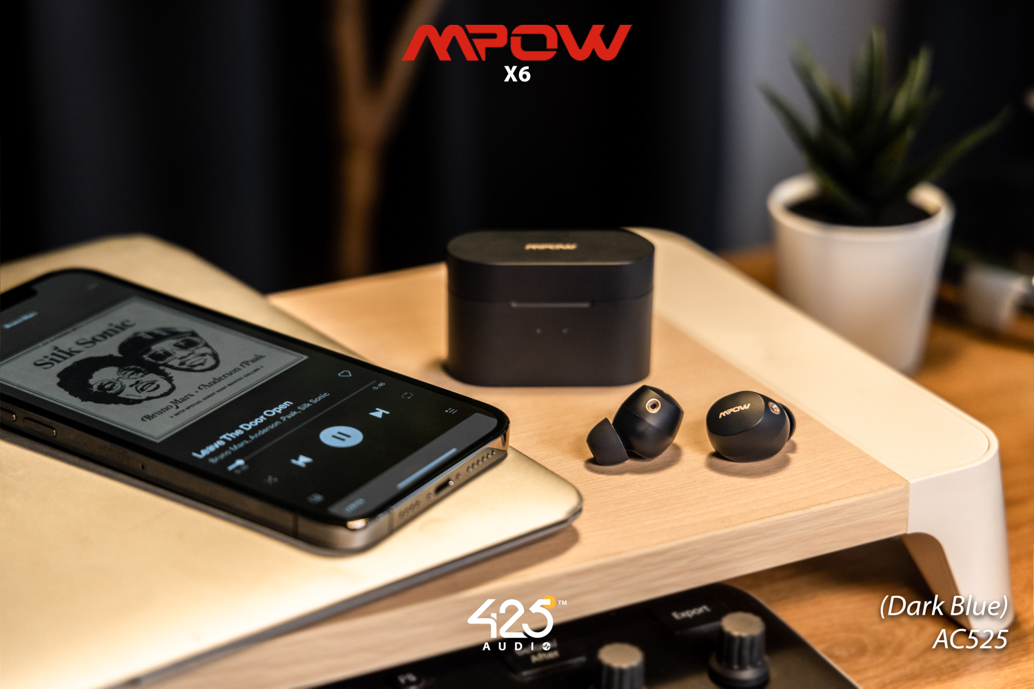 mpow x6, mpow, x6 หูฟังไร้สาย, true wireless, หูฟังบลูทูธ ตัดเสียงรอบข้าง, active noise cancelling, anc เล่นเกมส์ไม่ดีเลย์, game mode, low latency mode กันนํ้า, IPX6, เสียงดี, audiophile