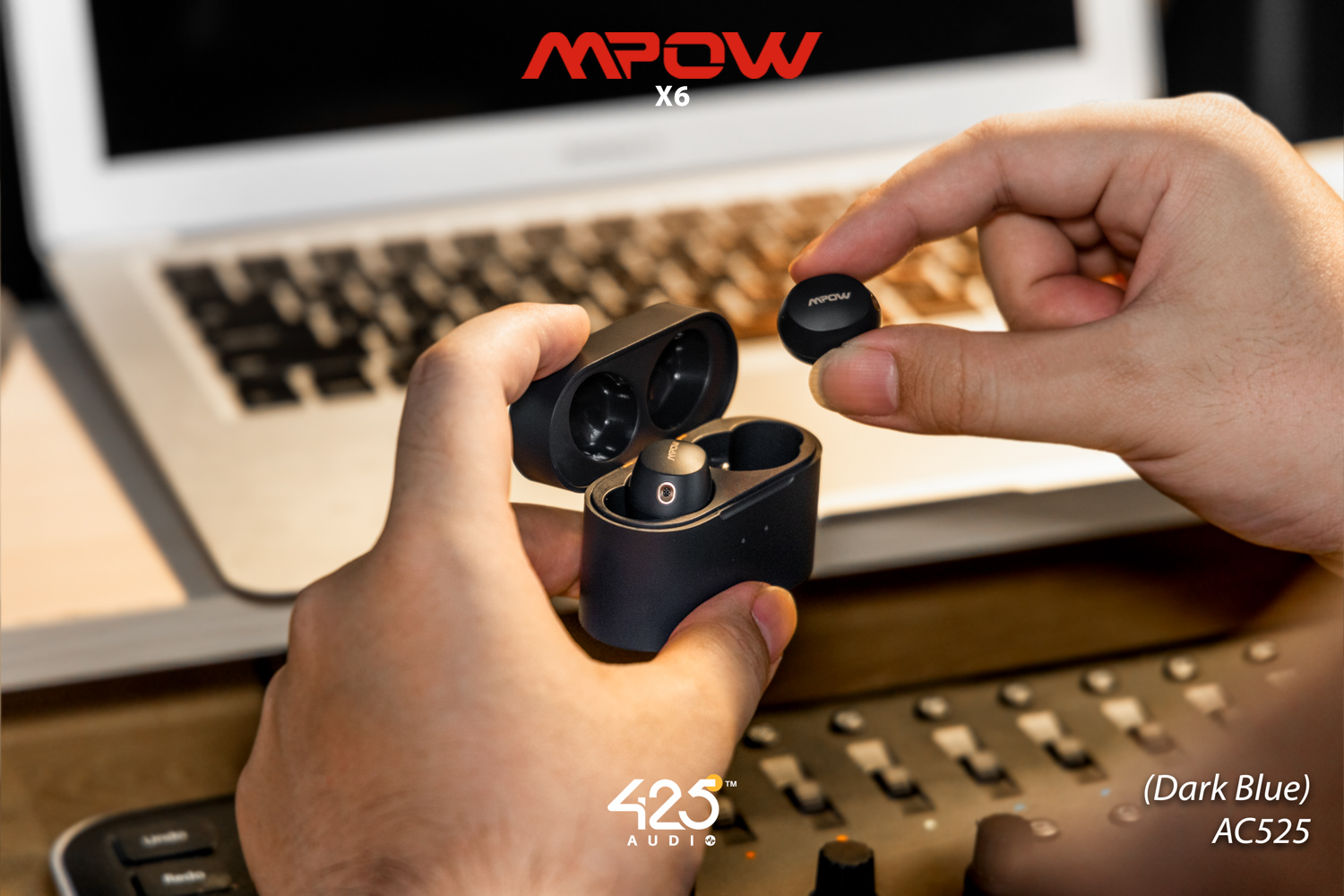 mpow x6, mpow, x6 หูฟังไร้สาย, true wireless, หูฟังบลูทูธ ตัดเสียงรอบข้าง, active noise cancelling, anc เล่นเกมส์ไม่ดีเลย์, game mode, low latency mode กันนํ้า, IPX6, เสียงดี, audiophile