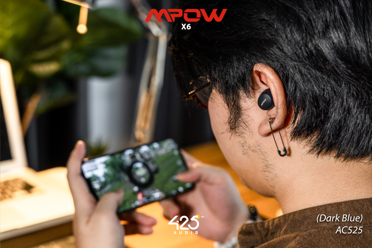 mpow x6, mpow, x6 หูฟังไร้สาย, true wireless, หูฟังบลูทูธ ตัดเสียงรอบข้าง, active noise cancelling, anc เล่นเกมส์ไม่ดีเลย์, game mode, low latency mode กันนํ้า, IPX6, เสียงดี, audiophile