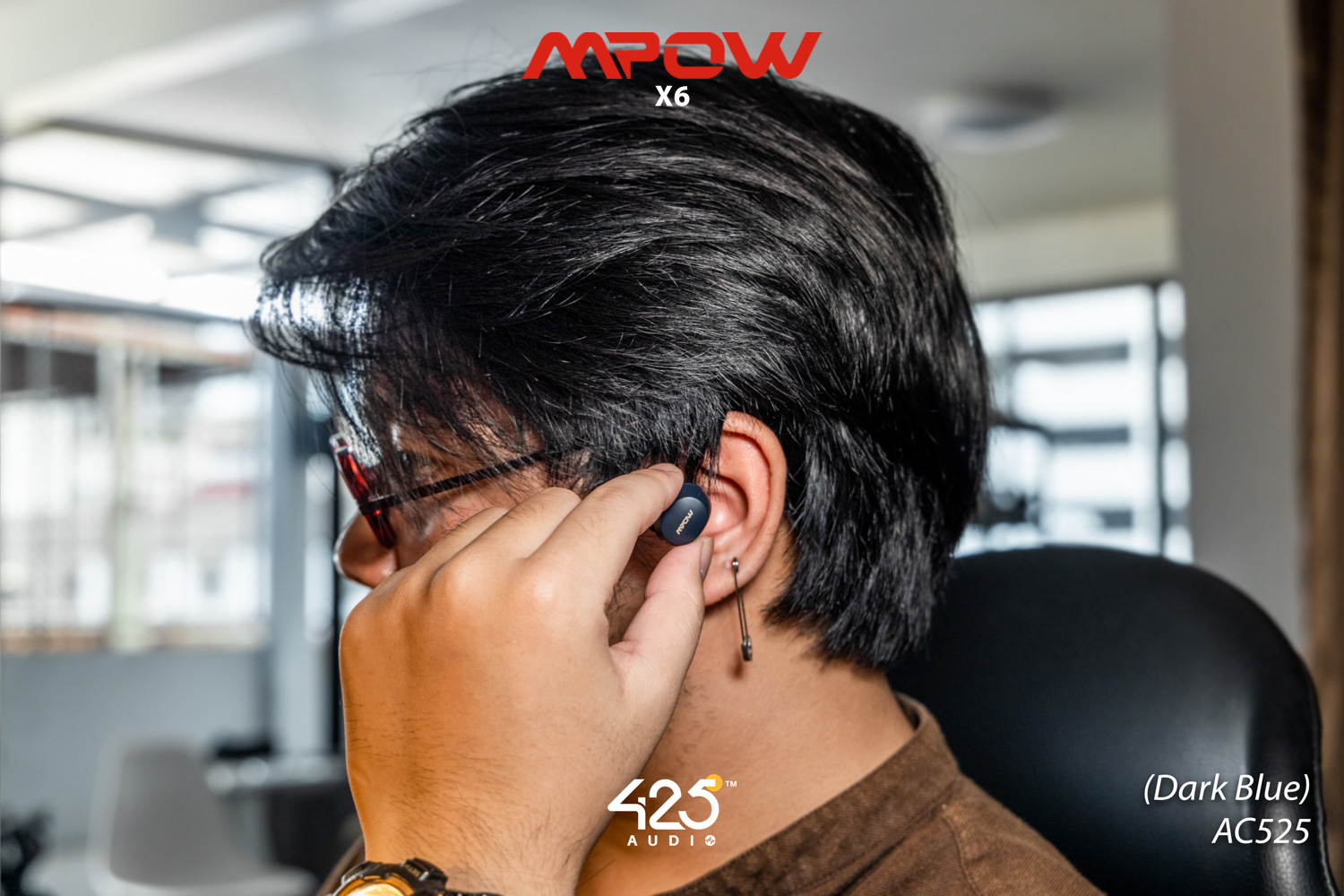 mpow x6, mpow, x6 หูฟังไร้สาย, true wireless, หูฟังบลูทูธ ตัดเสียงรอบข้าง, active noise cancelling, anc เล่นเกมส์ไม่ดีเลย์, game mode, low latency mode กันนํ้า, IPX6, เสียงดี, audiophile