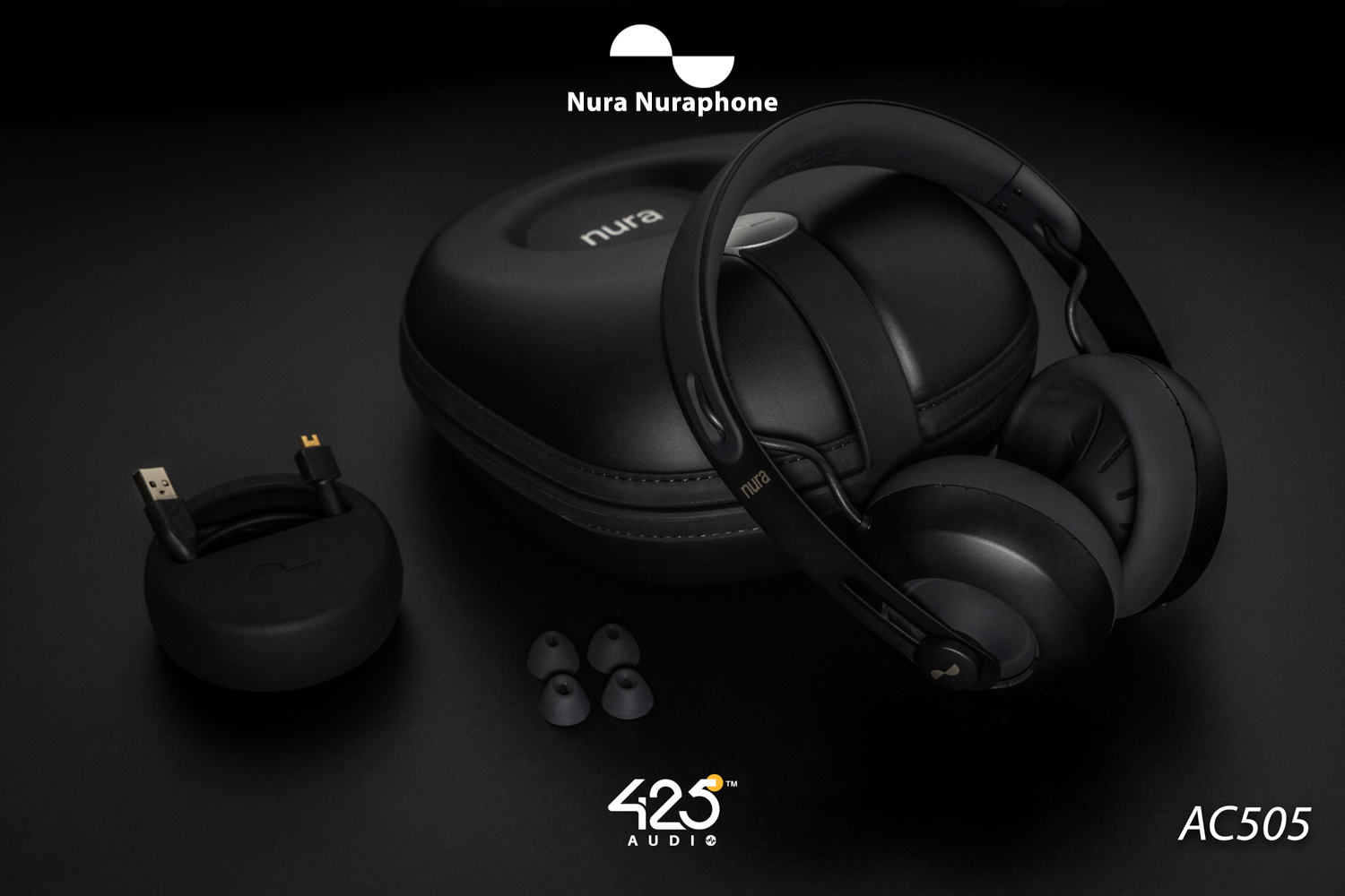 nura,nuraphone,g2,in-ear,over-ear,active noise cancelling,เสียงดี,aptx™adaptive,ios,android,bluetooth,qualcomm,black