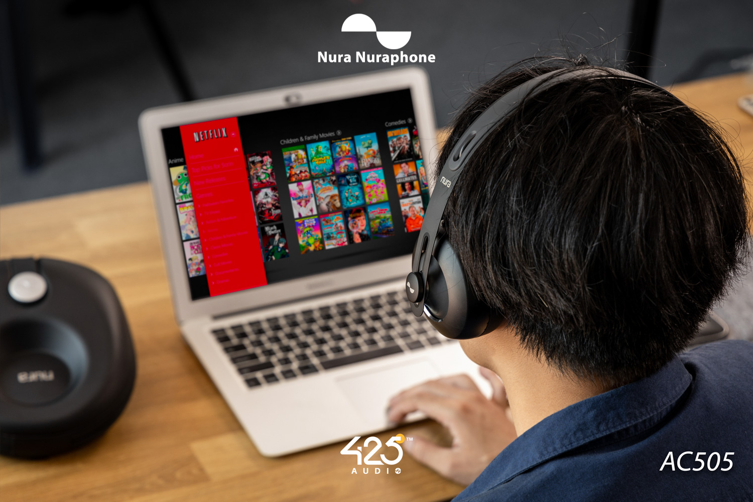 nura,nuraphone,g2,in-ear,over-ear,active noise cancelling,เสียงดี,aptx™adaptive,ios,android,bluetooth,qualcomm,black