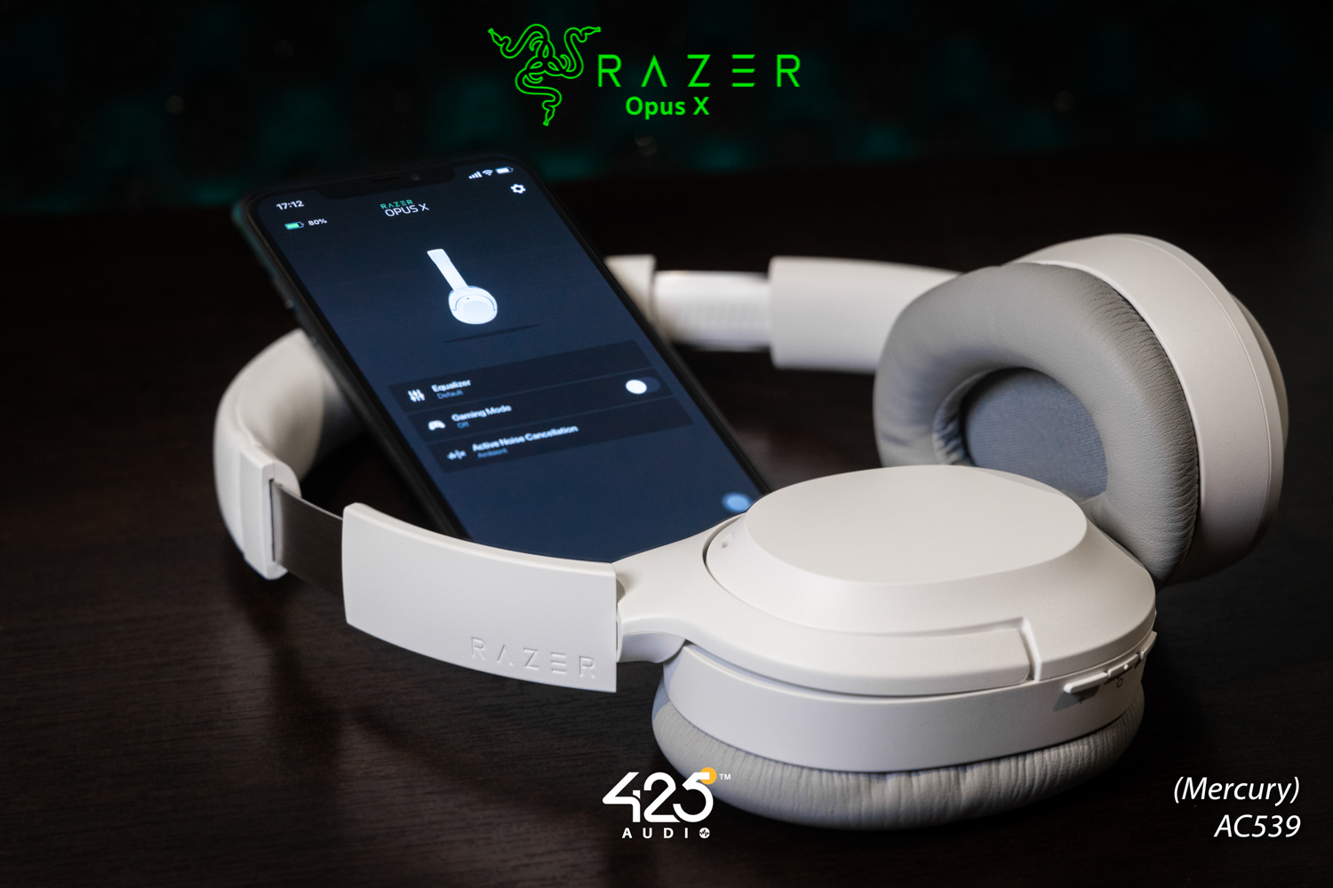 razer opus x,หูฟังไร้สาย,active noise cancelling,หูฟังเล่นเกมส์,ไม่ดีเลย์,bluetooth,5.0,iOS,Android,ครอบหู