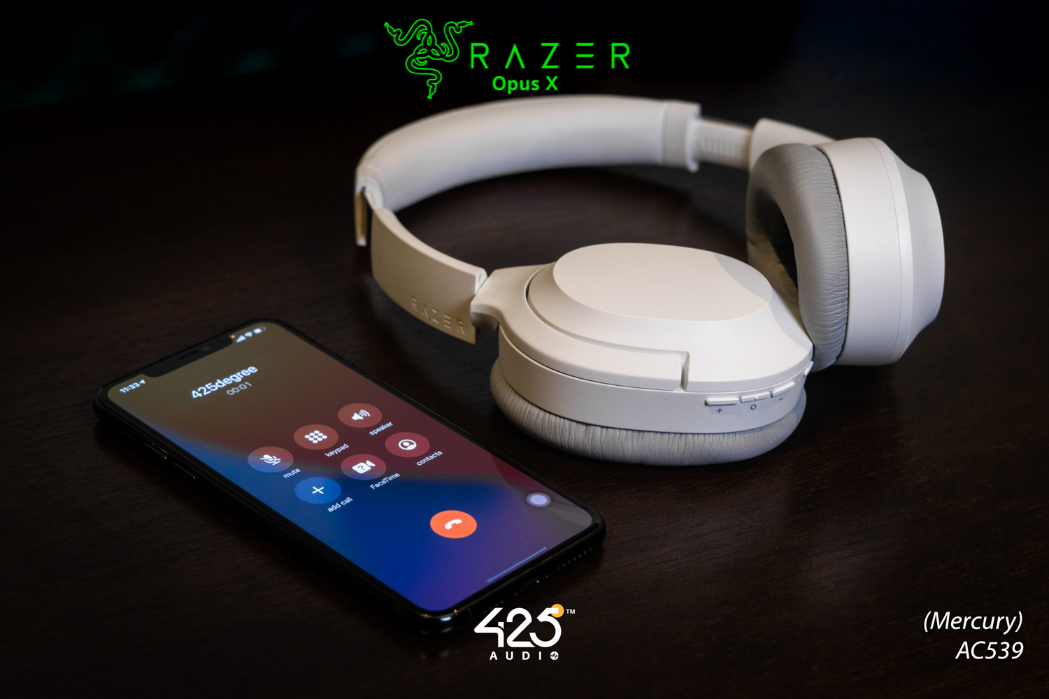 razer opus x,หูฟังไร้สาย,active noise cancelling,หูฟังเล่นเกมส์,ไม่ดีเลย์,bluetooth,5.0,iOS,Android,ครอบหู