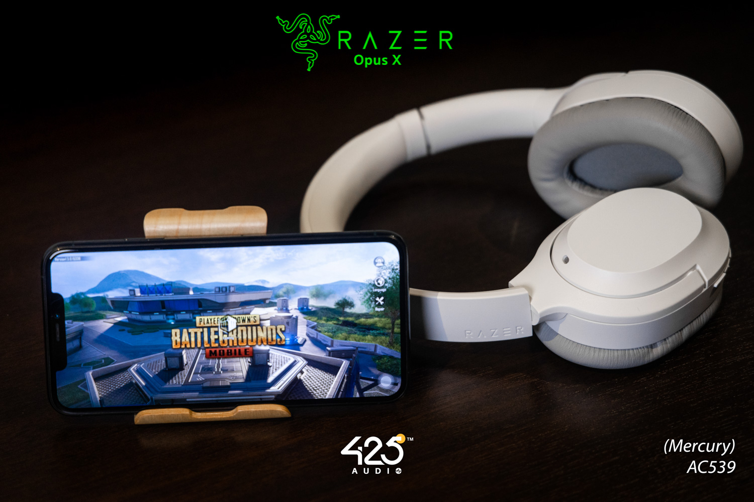 razer opus x,หูฟังไร้สาย,active noise cancelling,หูฟังเล่นเกมส์,ไม่ดีเลย์,bluetooth,5.0,iOS,Android,ครอบหู