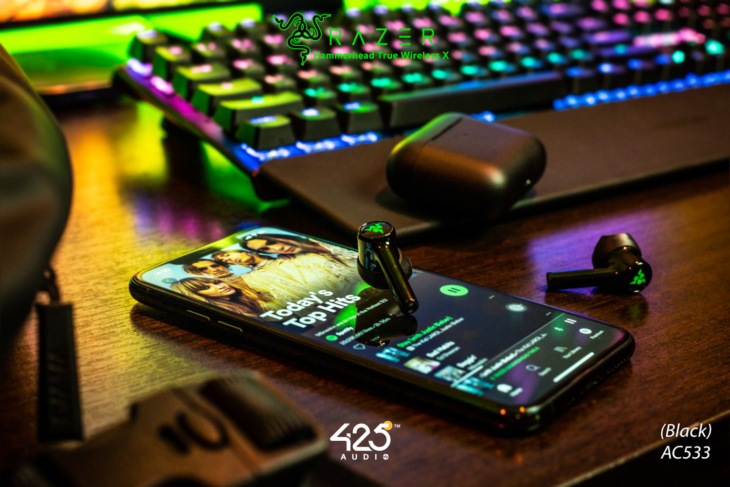 razer hammerhead true wireless x,bluetooth 5.2,aptX.Game Mode,razer,หูฟังไร้สาย,true wireless,เบสหนัก,เล่นเกมส์ไม่ดีเลย์