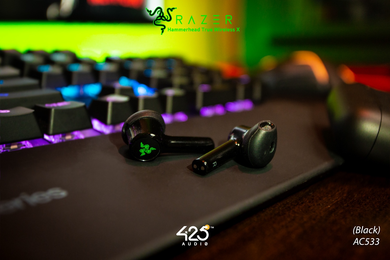 razer hammerhead true wireless x,bluetooth 5.2,aptX.Game Mode,razer,หูฟังไร้สาย,true wireless,เบสหนัก,เล่นเกมส์ไม่ดีเลย์