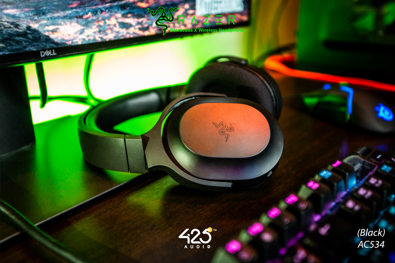 Razer Barracuda X,full-size,wireless headphone,หูฟังไร้สาย,หูฟังเกมมิ่ง,Razer,pc,android,nintendo switch,usb-c dongle