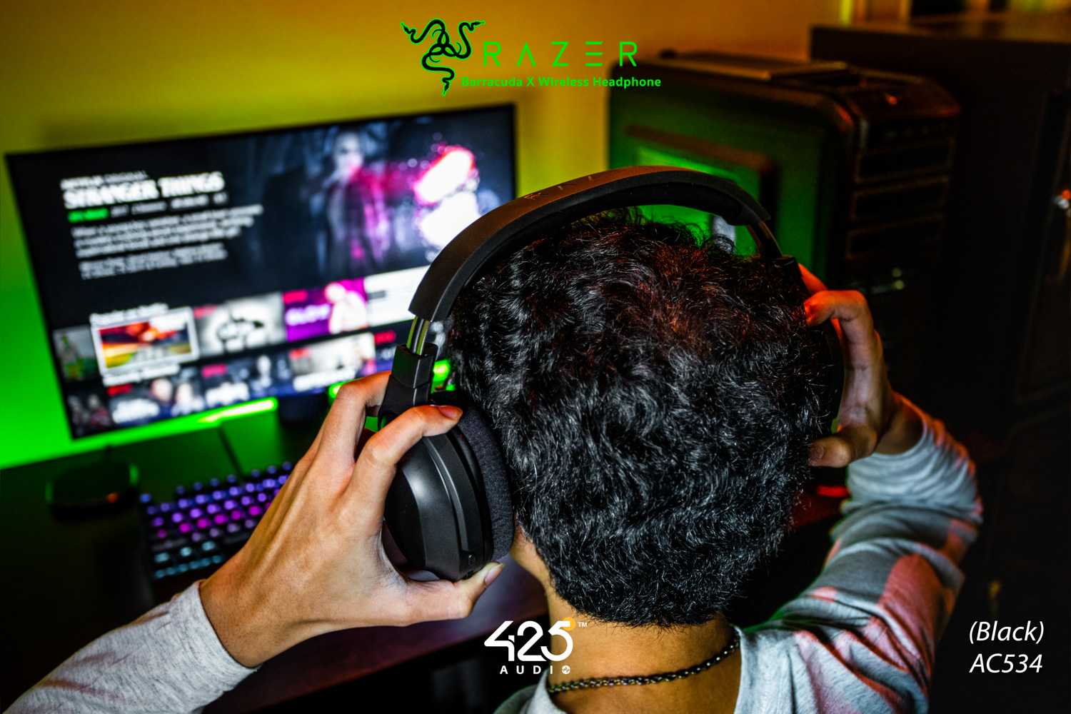 Razer Barracuda X,full-size,wireless headphone,หูฟังไร้สาย,หูฟังเกมมิ่ง,Razer,pc,android,nintendo switch,usb-c dongle