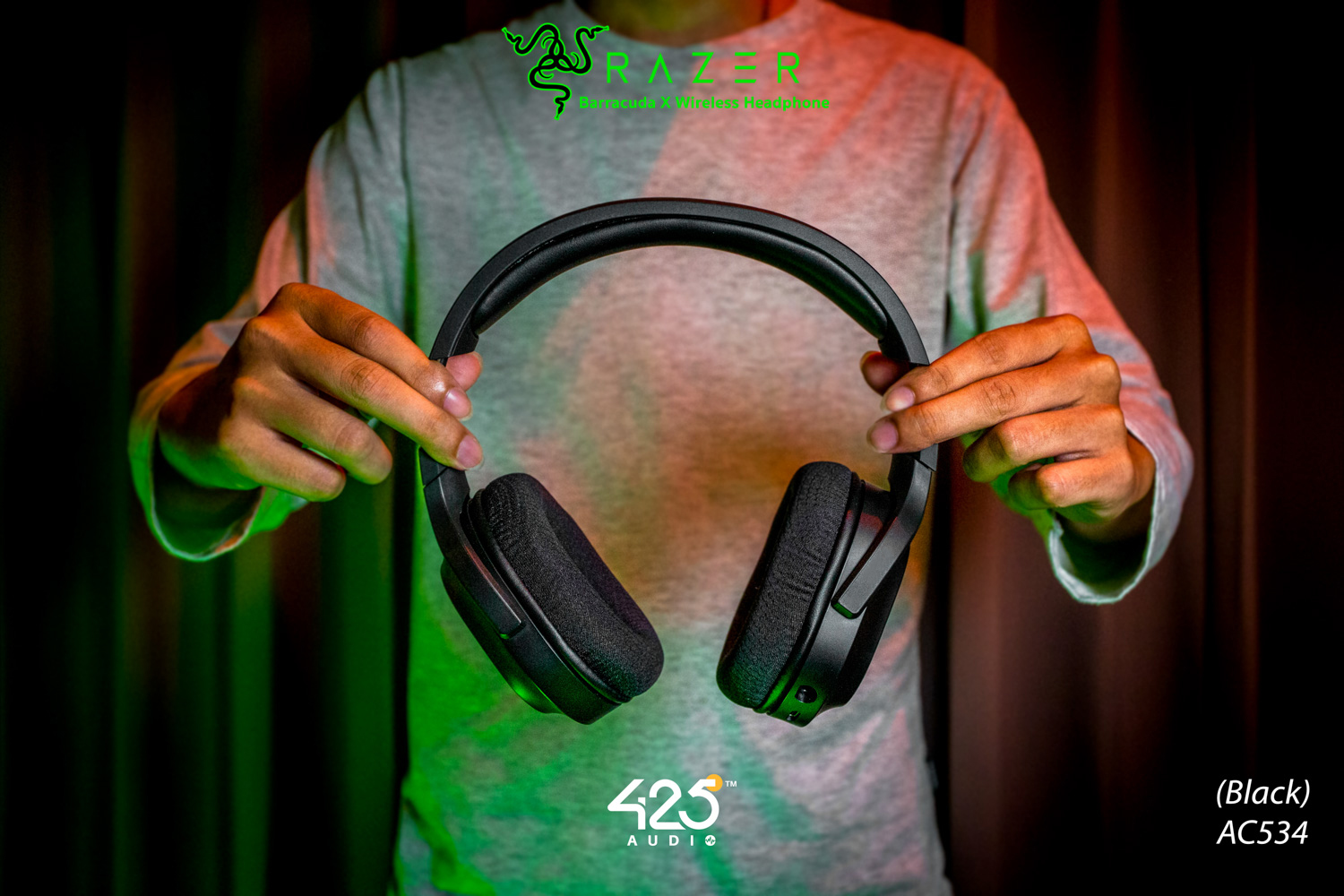 Razer Barracuda X,full-size,wireless headphone,หูฟังไร้สาย,หูฟังเกมมิ่ง,Razer,pc,android,nintendo switch,usb-c dongle