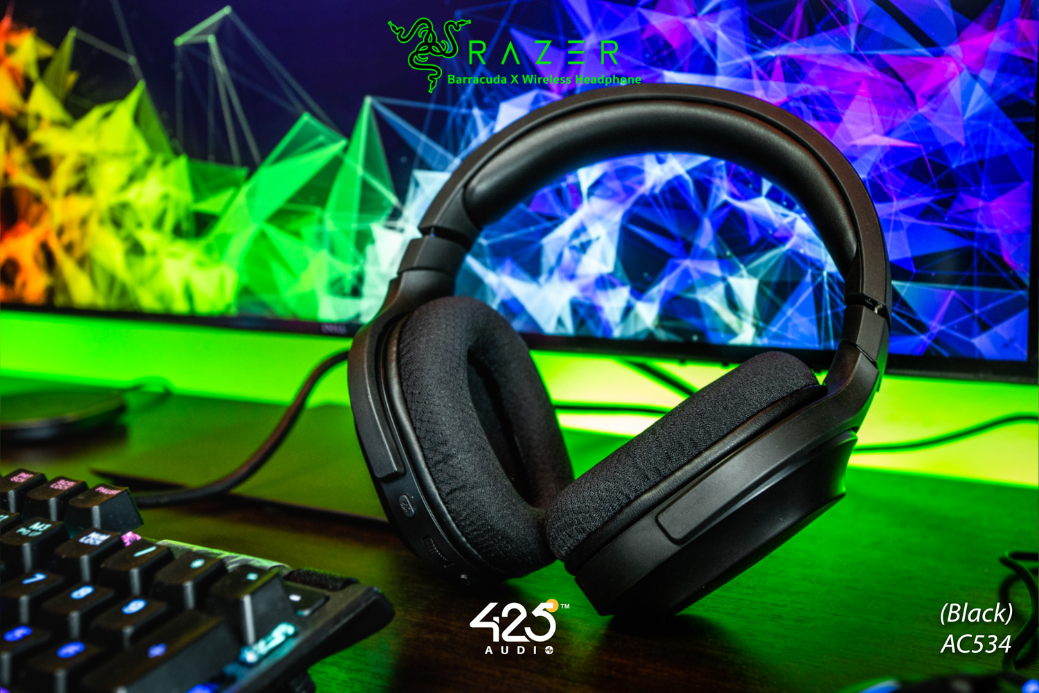 Razer Barracuda X,full-size,wireless headphone,หูฟังไร้สาย,หูฟังเกมมิ่ง,Razer,pc,android,nintendo switch,usb-c dongle