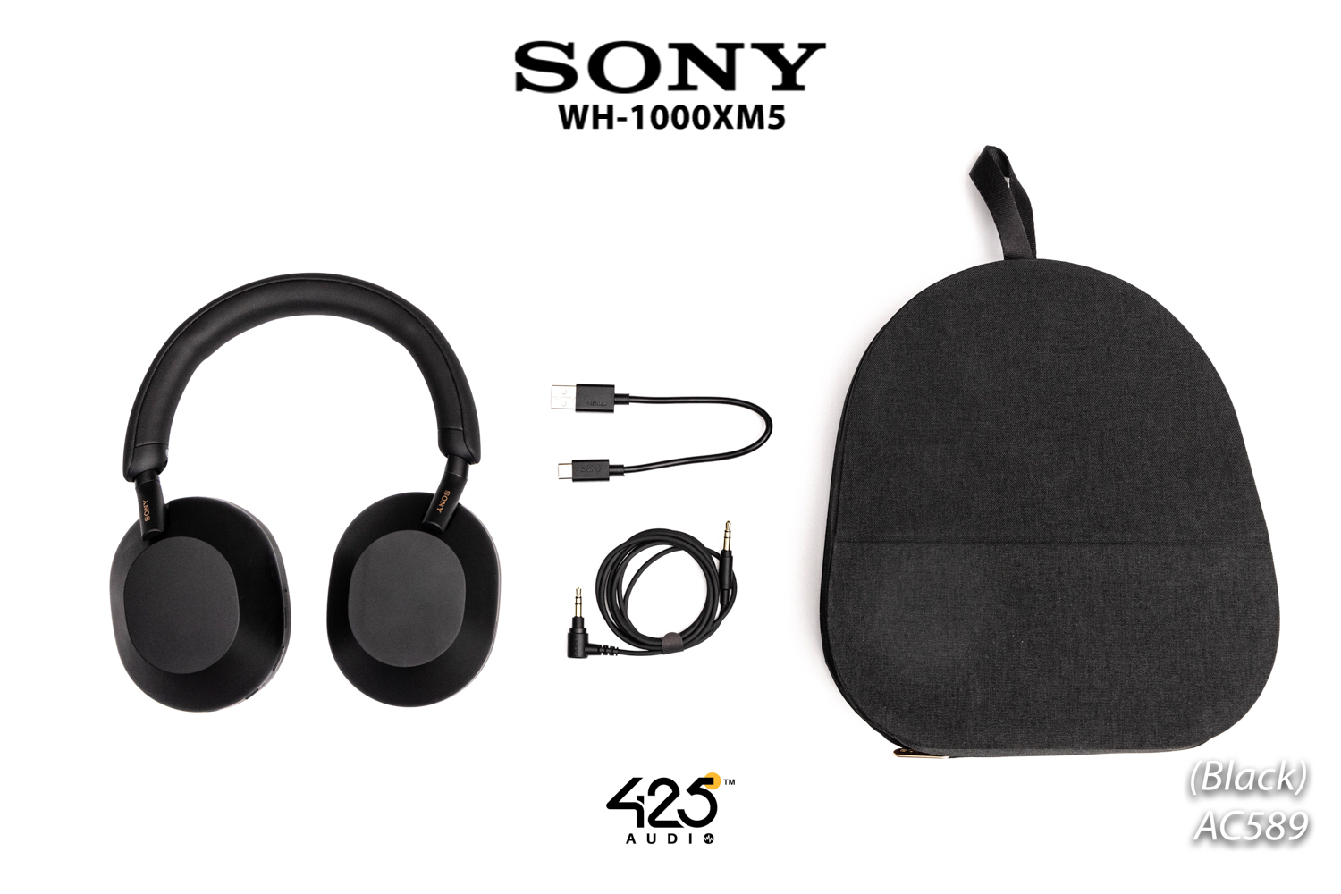 sony,wh-1000xm5,bluetooth,5.2,black,silver,หูฟังบลูทูธ,ตัดเสียงรบกวน,active noise cancelling