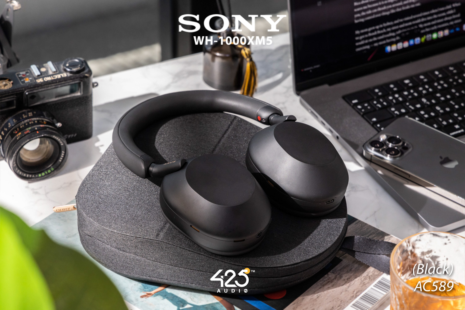 sony,wh-1000xm5,bluetooth,5.2,black,silver,หูฟังบลูทูธ,ตัดเสียงรบกวน,active noise cancelling