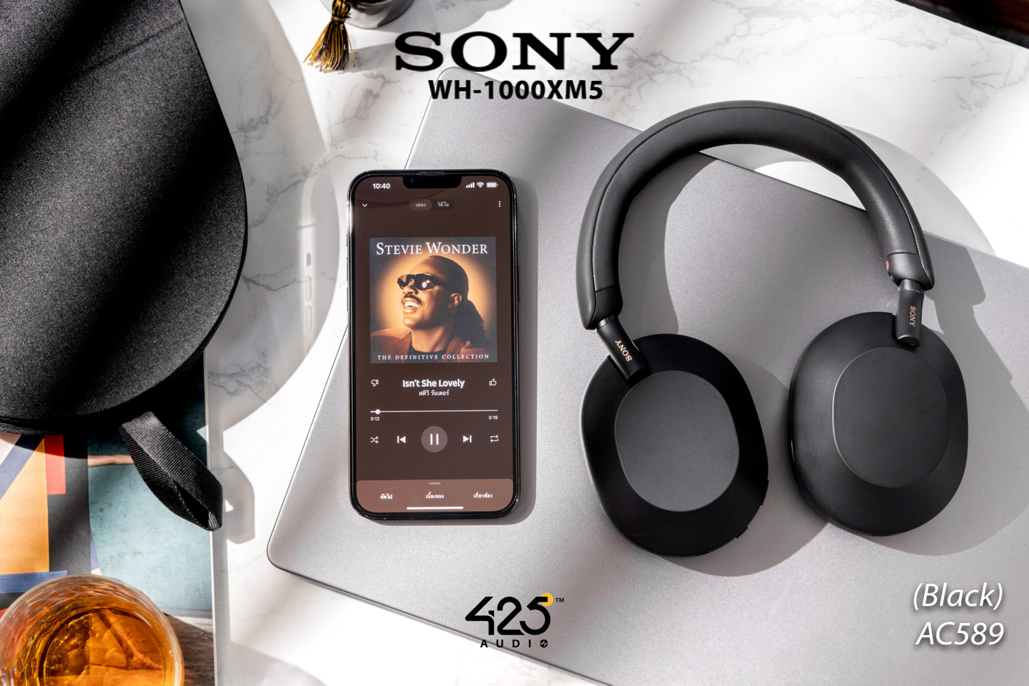 sony,wh-1000xm5,bluetooth,5.2,black,silver,หูฟังบลูทูธ,ตัดเสียงรบกวน,active noise cancelling