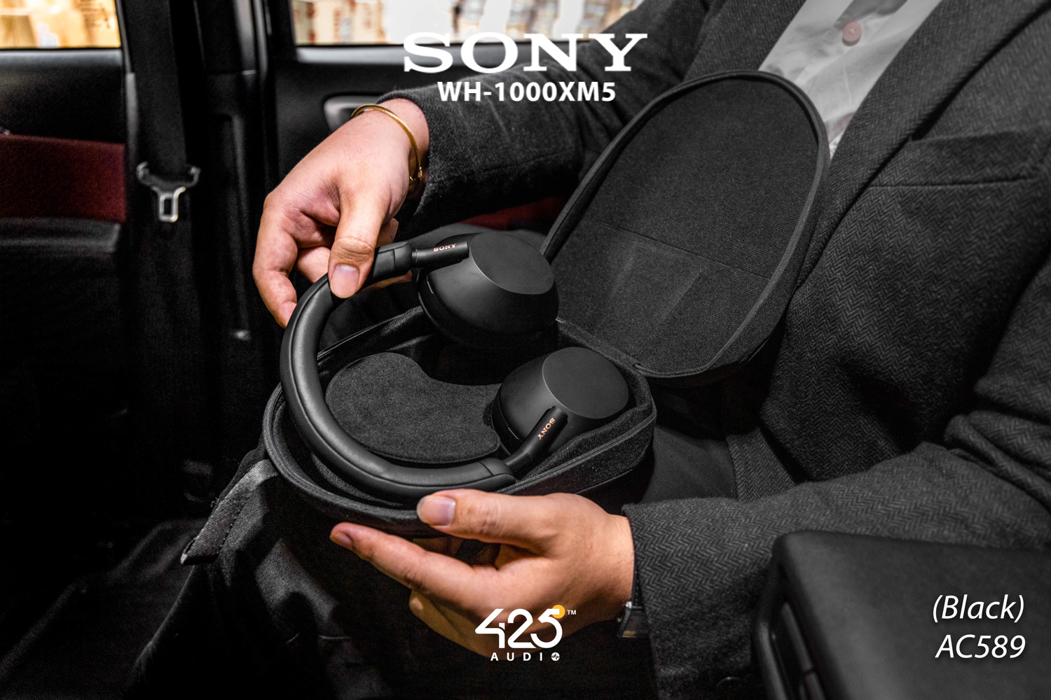 sony,wh-1000xm5,bluetooth,5.2,black,silver,หูฟังบลูทูธ,ตัดเสียงรบกวน,active noise cancelling