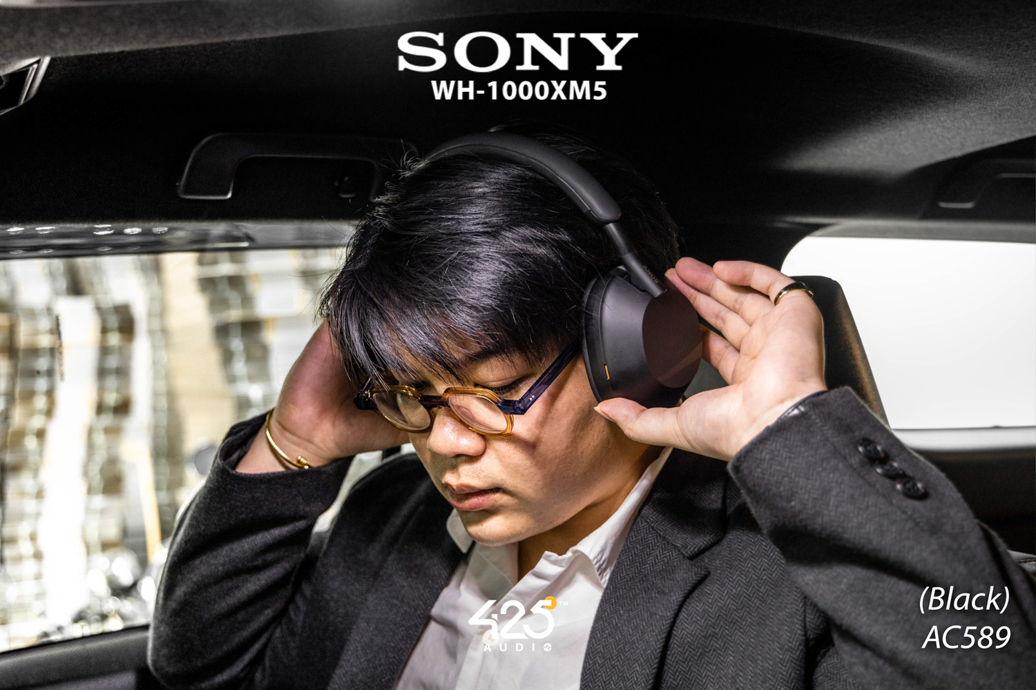 sony,wh-1000xm5,bluetooth,5.2,black,silver,หูฟังบลูทูธ,ตัดเสียงรบกวน,active noise cancelling