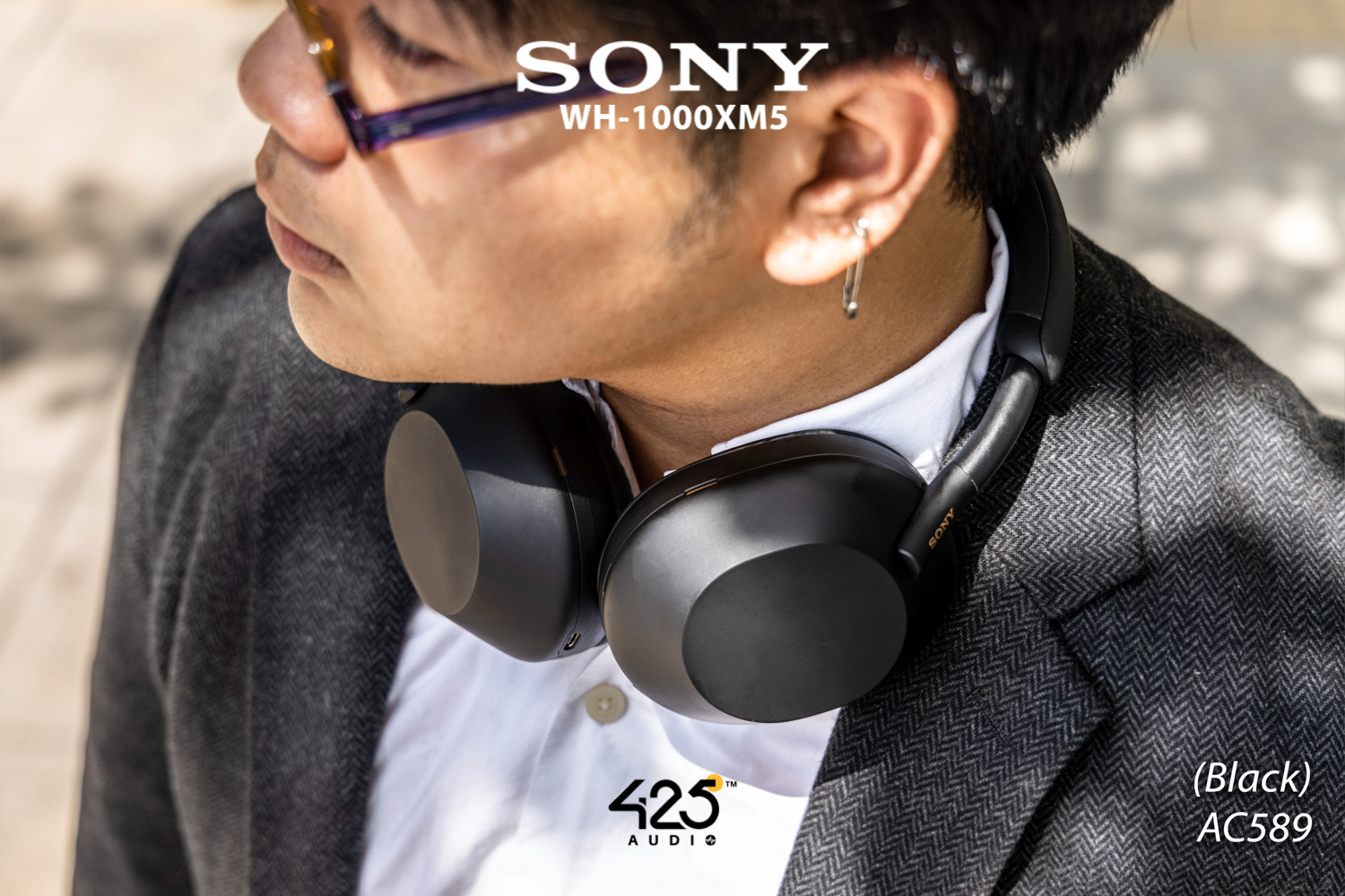 sony,wh-1000xm5,bluetooth,5.2,black,silver,หูฟังบลูทูธ,ตัดเสียงรบกวน,active noise cancelling