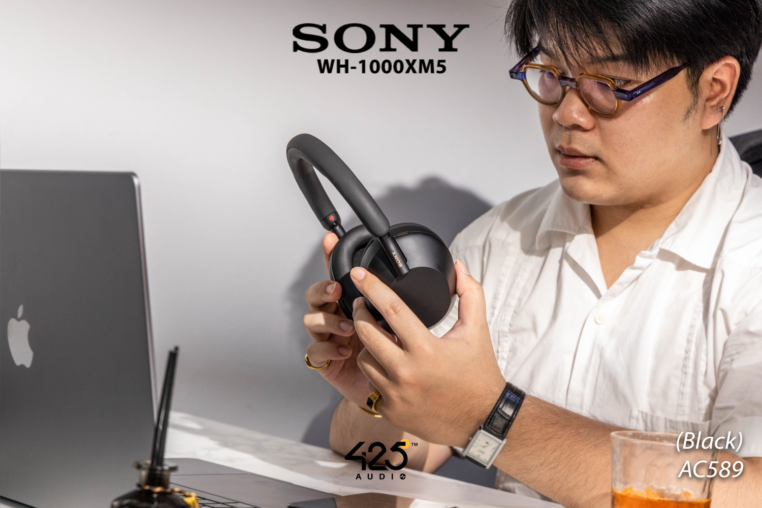 sony,wh-1000xm5,bluetooth,5.2,black,silver,หูฟังบลูทูธ,ตัดเสียงรบกวน,active noise cancelling