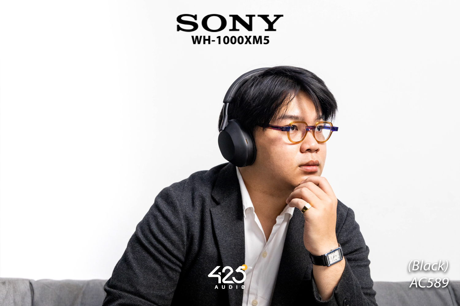 sony,wh-1000xm5,bluetooth,5.2,black,silver,หูฟังบลูทูธ,ตัดเสียงรบกวน,active noise cancelling