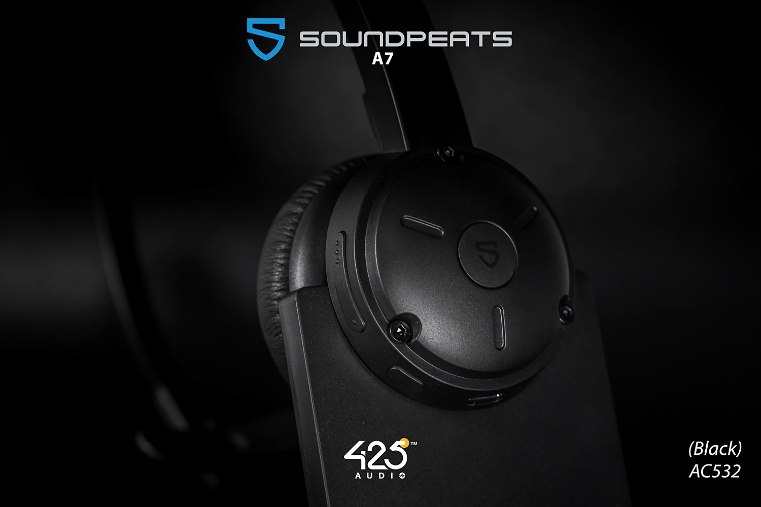 soundpeats a7,mono headset,หูฟังคุยโทรศัพท์,call center,คุยชัด,bluetooth,wireless,black,soundpeats,a7