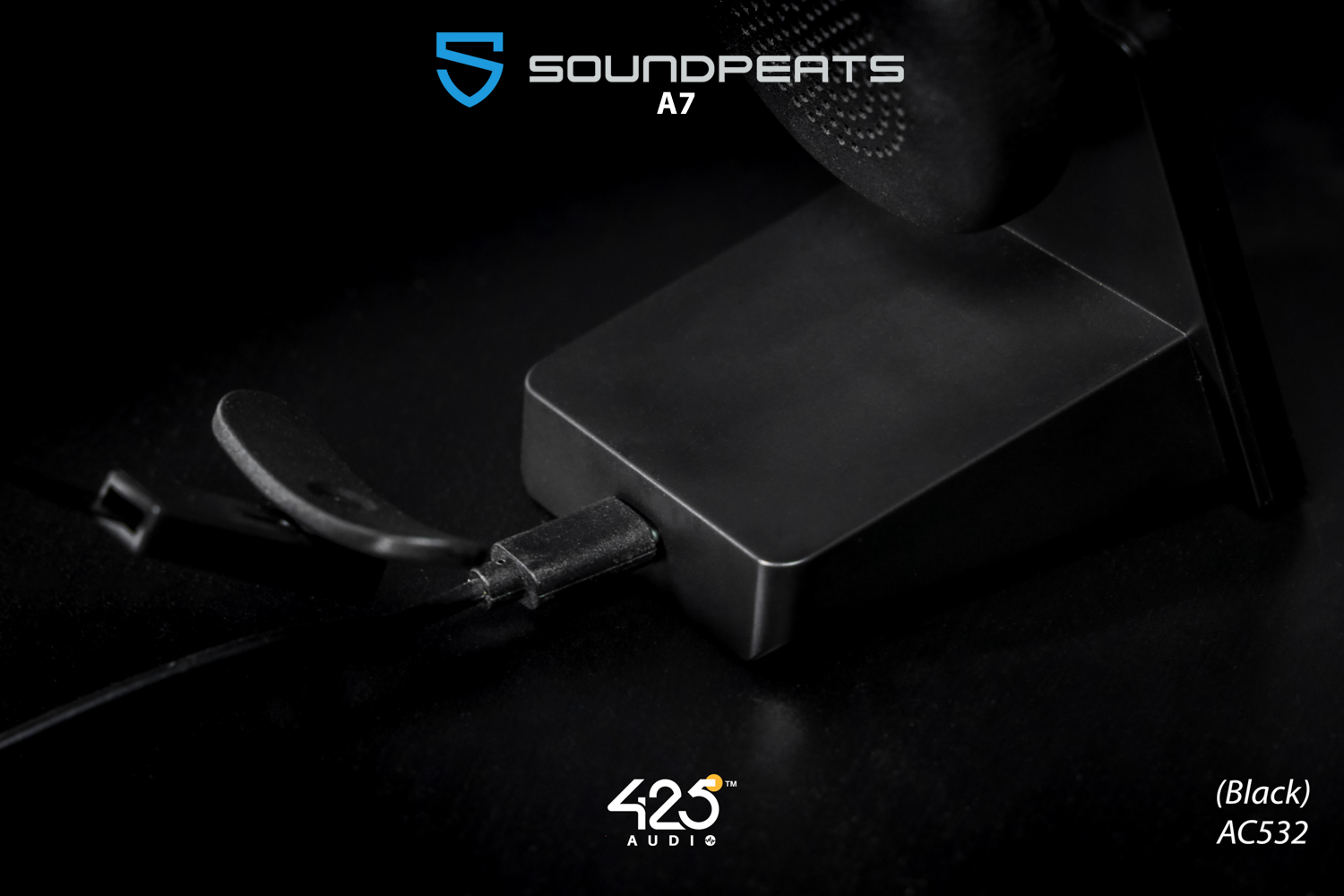 soundpeats a7,mono headset,หูฟังคุยโทรศัพท์,call center,คุยชัด,bluetooth,wireless,black,soundpeats,a7