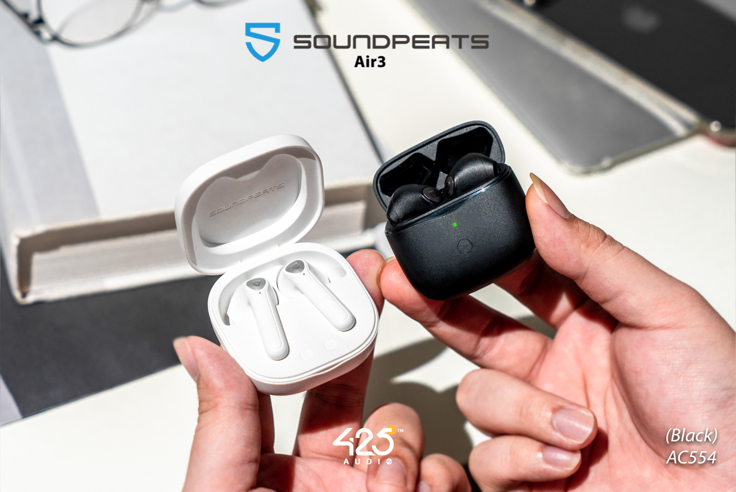 soundpeats air3,air3,หูฟังไร้สาย,headphone,ipx5,เบสหนัก,earbud,aptx