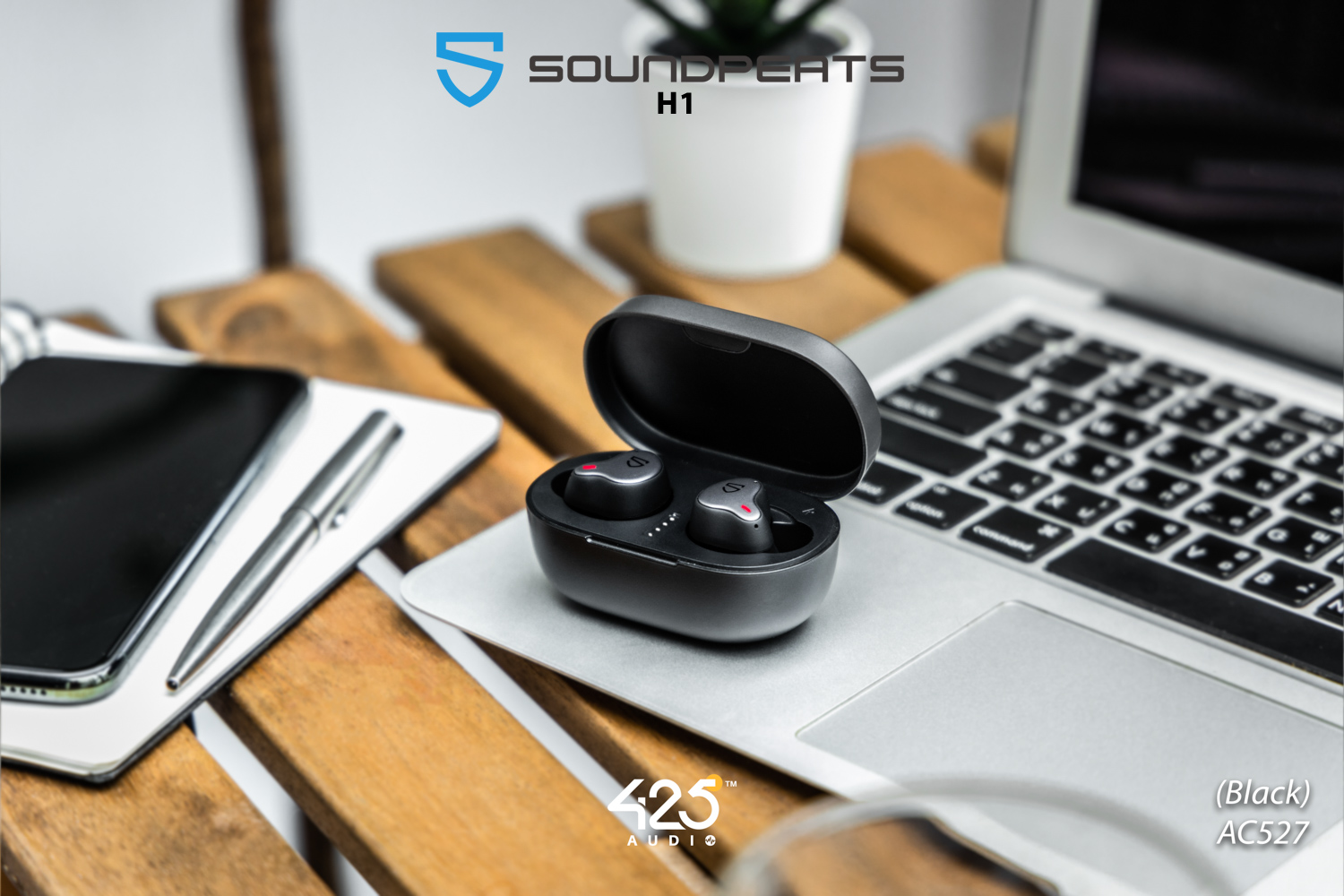 SoundPEATS H1, SoundPEATS, H1 หูฟังไร้สาย, true wireless เสียงดี, เบสหนัก, เบสแน่น ไดร์เวอร์ 2 ตัว, hybrid driver, dynamic driver, balanced armature, knowles bluetooth 5.2, บลูทูธ, iOS, Android aptX, aptX Adaptive Game Mode, เล่นเกมส์ไม่ดีเลย์, Youtbue, Netflix IPX5, กันนํ้า IPX5, กันเหงื่อ