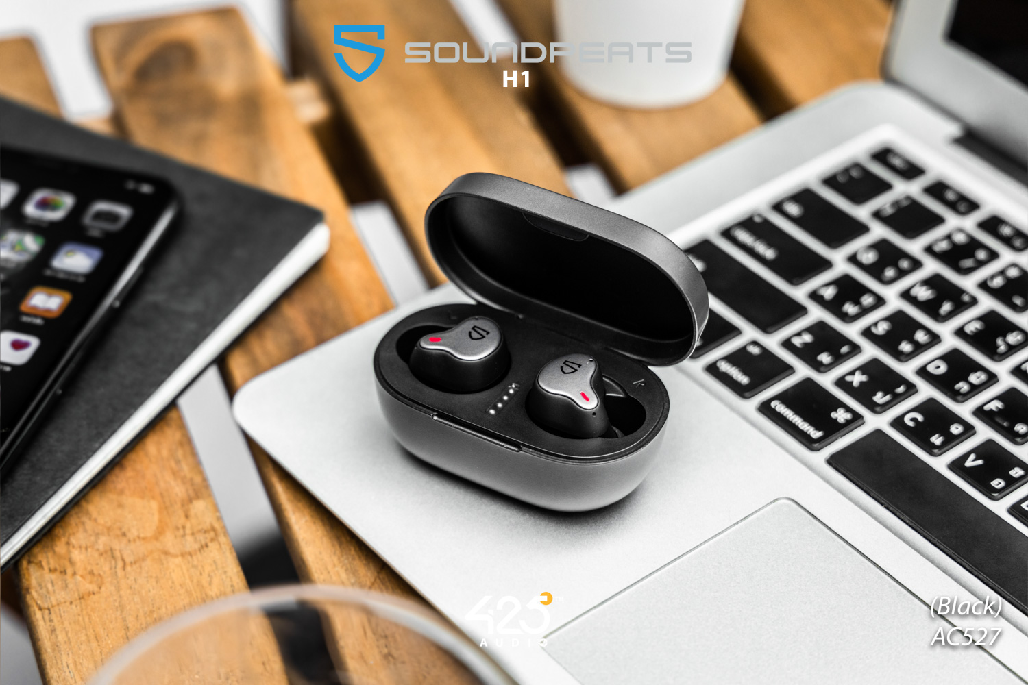 SoundPEATS H1, SoundPEATS, H1 หูฟังไร้สาย, true wireless เสียงดี, เบสหนัก, เบสแน่น ไดร์เวอร์ 2 ตัว, hybrid driver, dynamic driver, balanced armature, knowles bluetooth 5.2, บลูทูธ, iOS, Android aptX, aptX Adaptive Game Mode, เล่นเกมส์ไม่ดีเลย์, Youtbue, Netflix IPX5, กันนํ้า IPX5, กันเหงื่อ