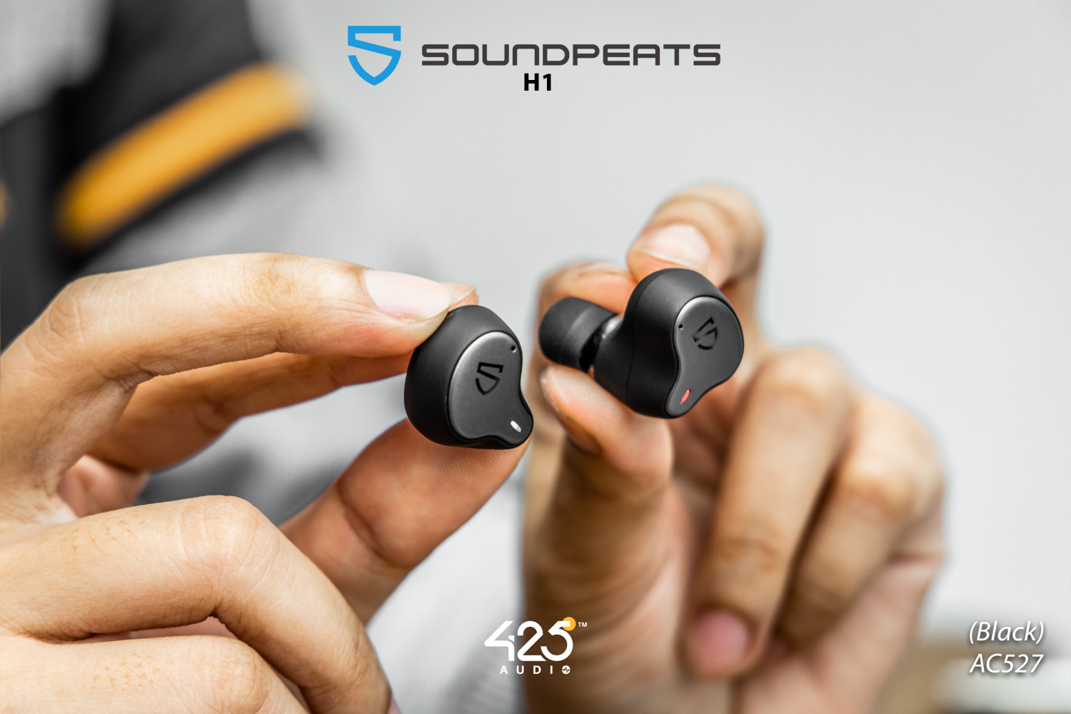 SoundPEATS H1, SoundPEATS, H1 หูฟังไร้สาย, true wireless เสียงดี, เบสหนัก, เบสแน่น ไดร์เวอร์ 2 ตัว, hybrid driver, dynamic driver, balanced armature, knowles bluetooth 5.2, บลูทูธ, iOS, Android aptX, aptX Adaptive Game Mode, เล่นเกมส์ไม่ดีเลย์, Youtbue, Netflix IPX5, กันนํ้า IPX5, กันเหงื่อ