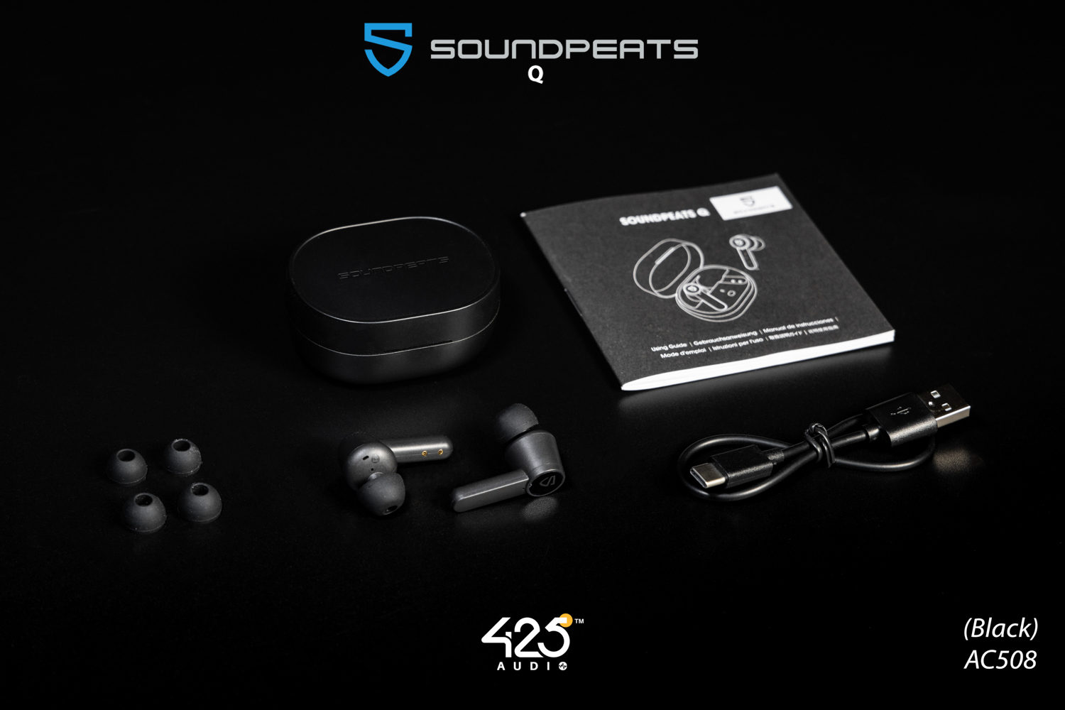 soundpeats q,หูฟังไร้สาย,คุยโทรสัพท์ชัด,เบสหนัก.เสียงดี,ดูคลิปไม่ดีเลย์,ipx5,black,white,bluetooth 5.0,ios,android