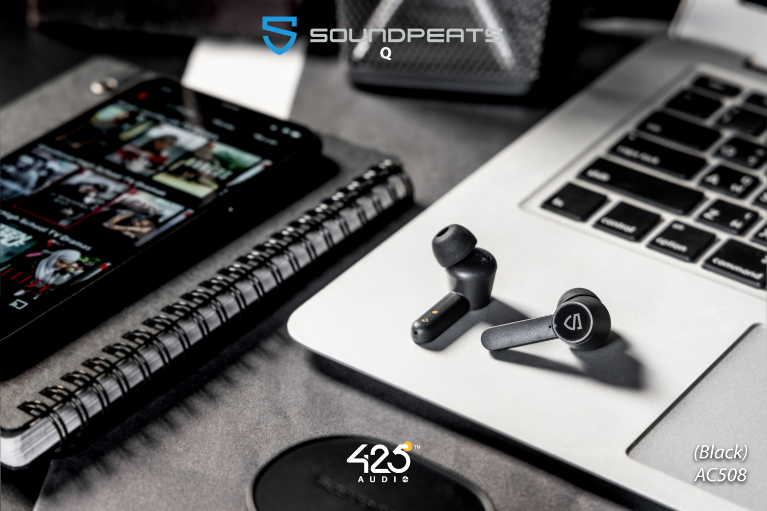 soundpeats q,หูฟังไร้สาย,คุยโทรสัพท์ชัด,เบสหนัก.เสียงดี,ดูคลิปไม่ดีเลย์,ipx5,black,white,bluetooth 5.0,ios,android