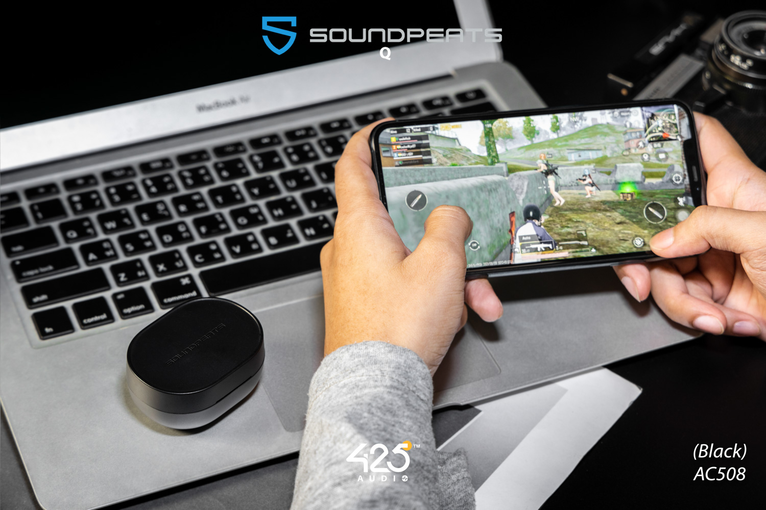 soundpeats q,หูฟังไร้สาย,คุยโทรสัพท์ชัด,เบสหนัก.เสียงดี,ดูคลิปไม่ดีเลย์,ipx5,black,white,bluetooth 5.0,ios,android