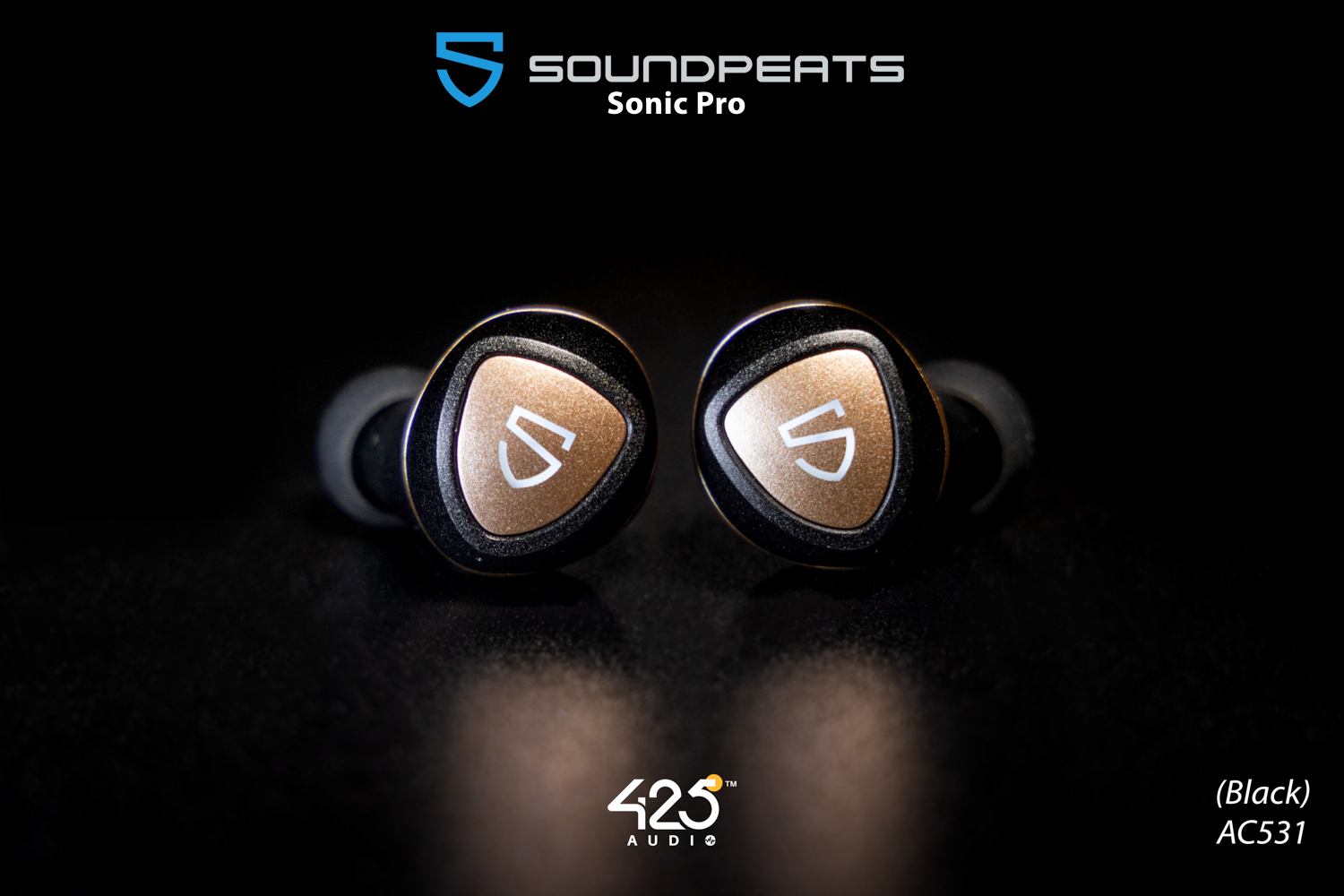 soundpeats sonic pro,soundpeats,black,bluetooth,5.2,aptx adaptive,dual ba,low latency game mode,เสียงดี,เบสหนัก