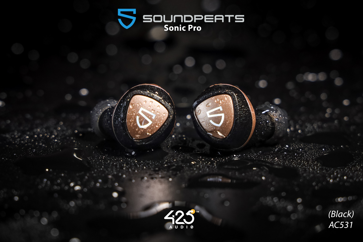 soundpeats sonic pro,soundpeats,black,bluetooth,5.2,aptx adaptive,dual ba,low latency game mode,เสียงดี,เบสหนัก